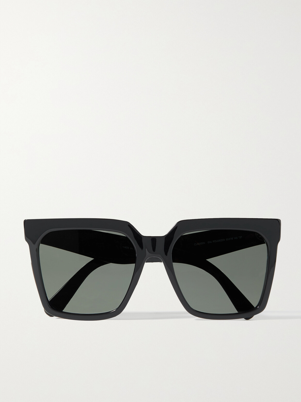CELINE Eyewear - Oversized Square-frame Acetate Sunglasses - Black