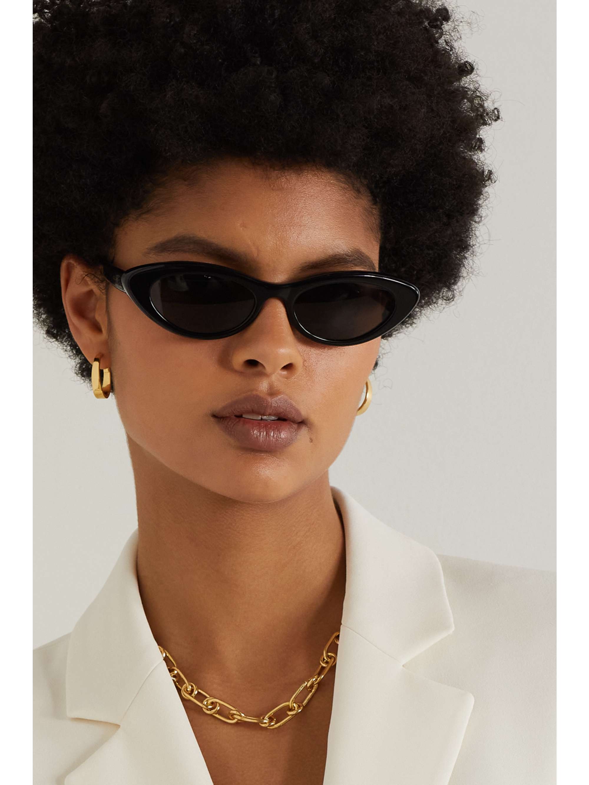 celine cat eye sunglasses acetate