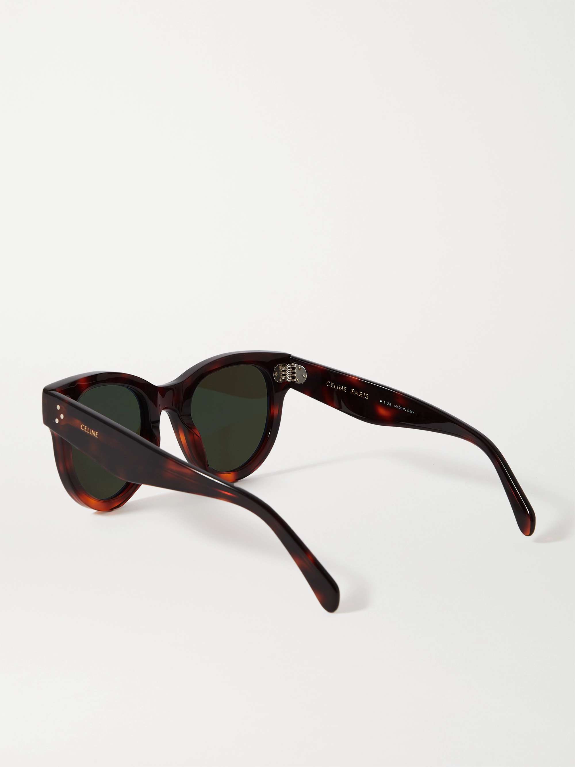 CELINE EYEWEAR Round-frame acetate sunglasses