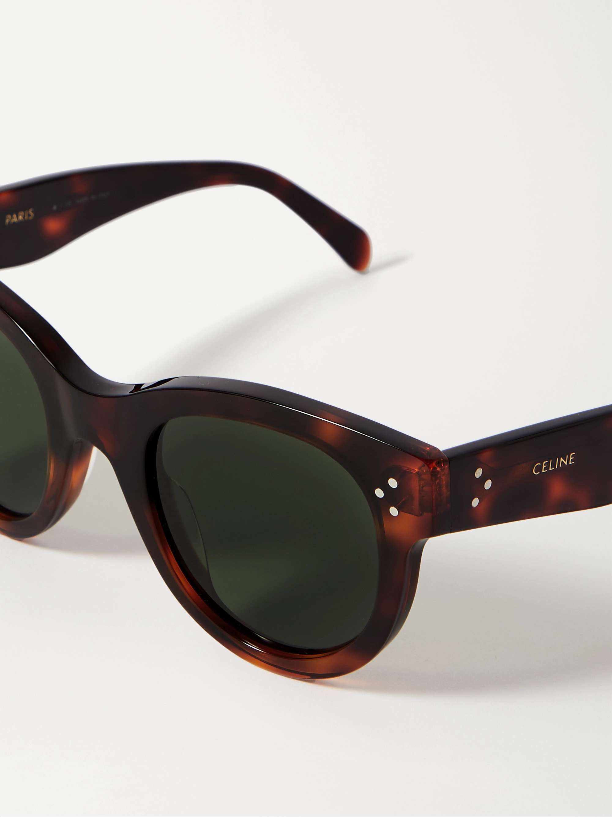 Celine Cat-eye Tortoiseshell Acetate Sunglasses