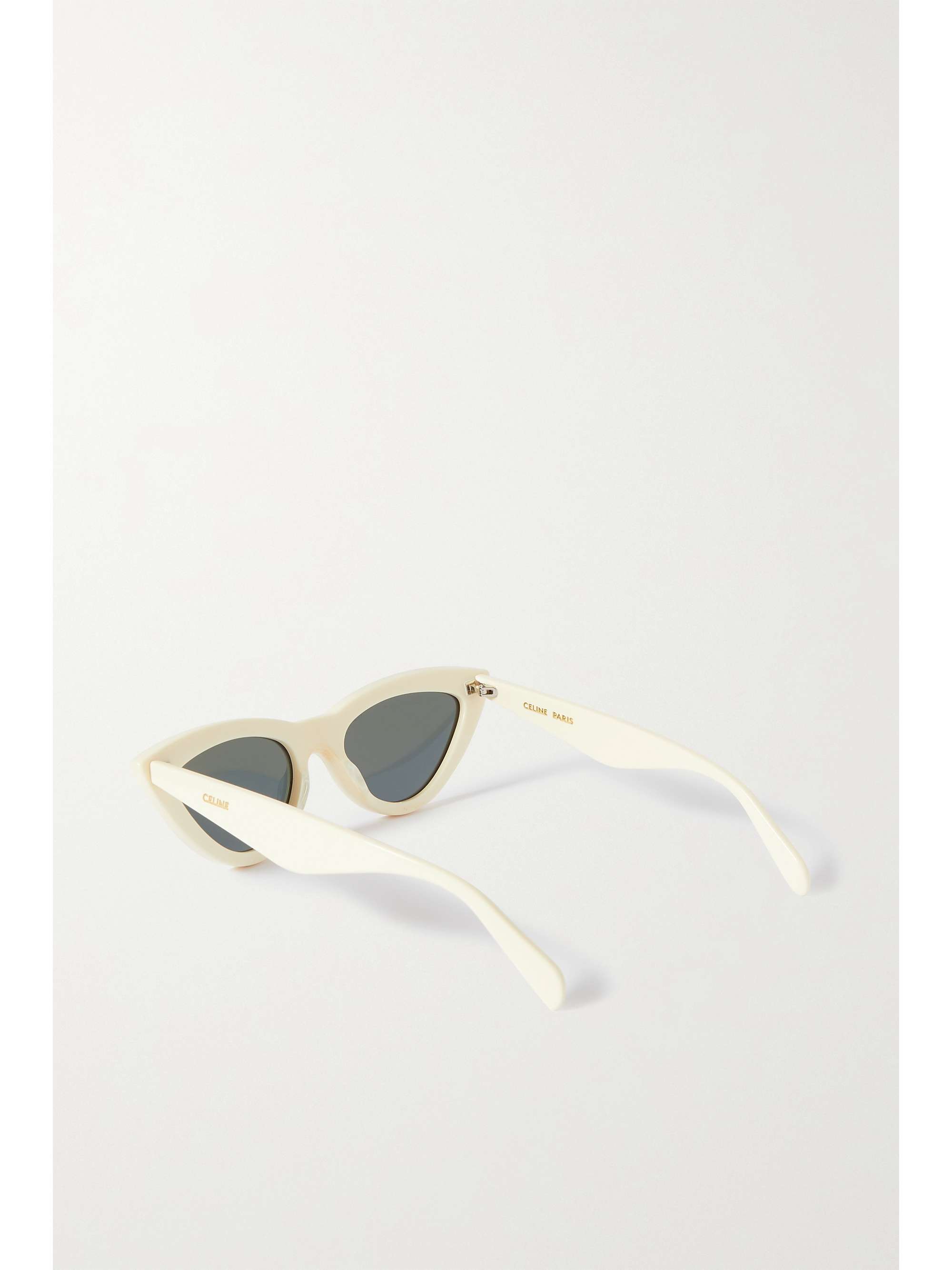 Sæt tabellen op forståelse Sæt tabellen op Ivory Cat-eye acetate sunglasses | CELINE EYEWEAR | NET-A-PORTER