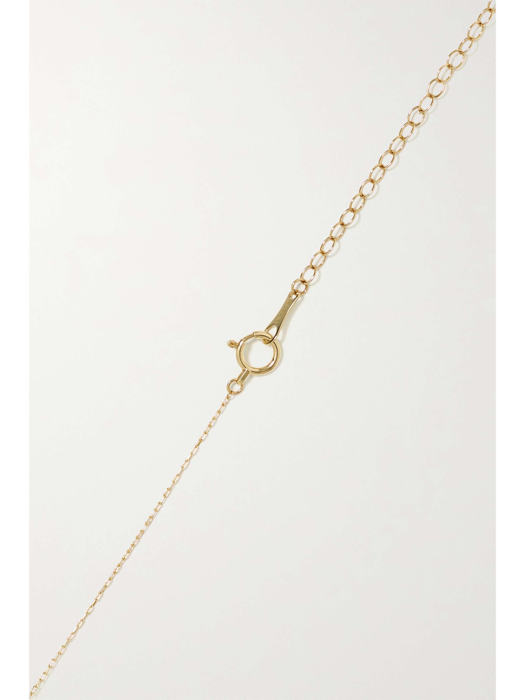 MIZUKI 14-karat gold pearl necklace