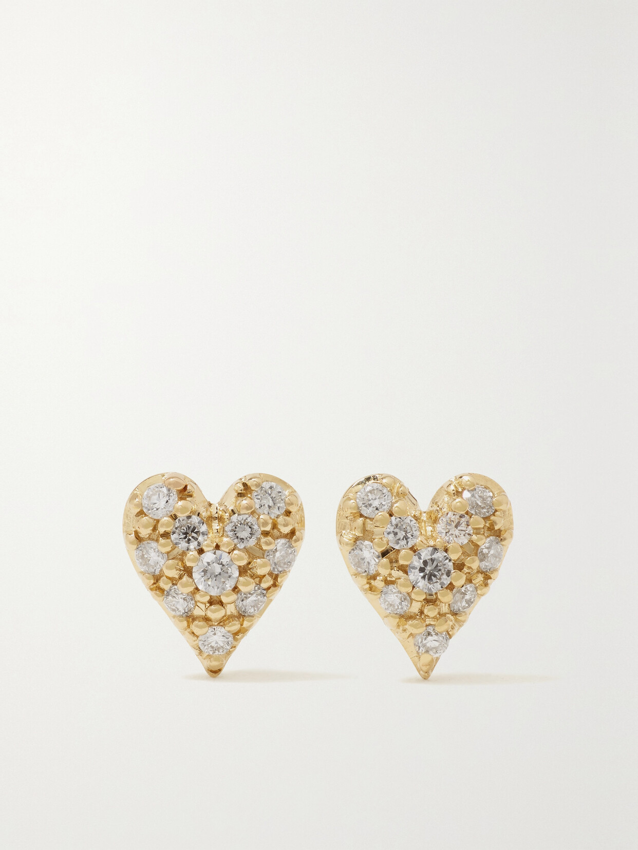 Mizuki 14-karat  Diamond Earrings