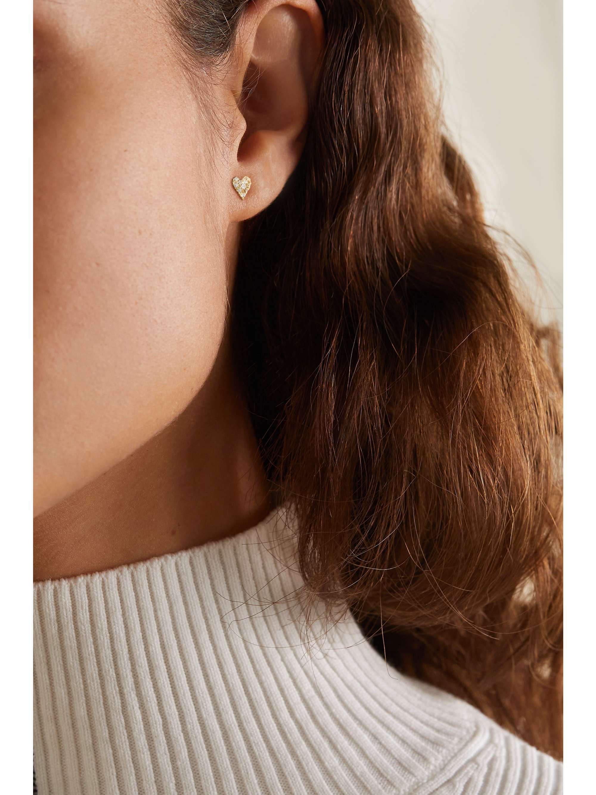 14 karat gold diamond on sale studs