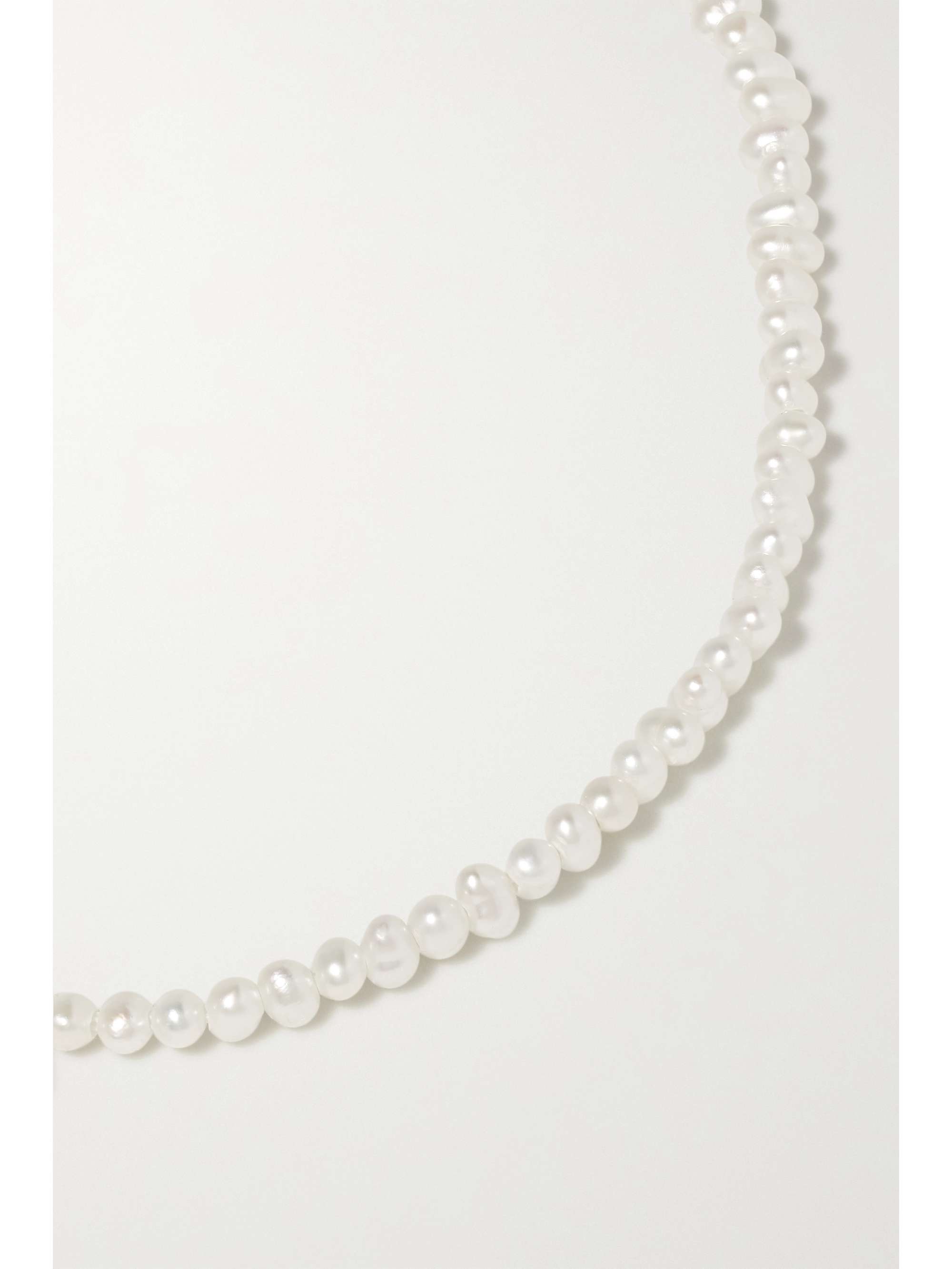 MIZUKI 14-karat gold pearl anklet