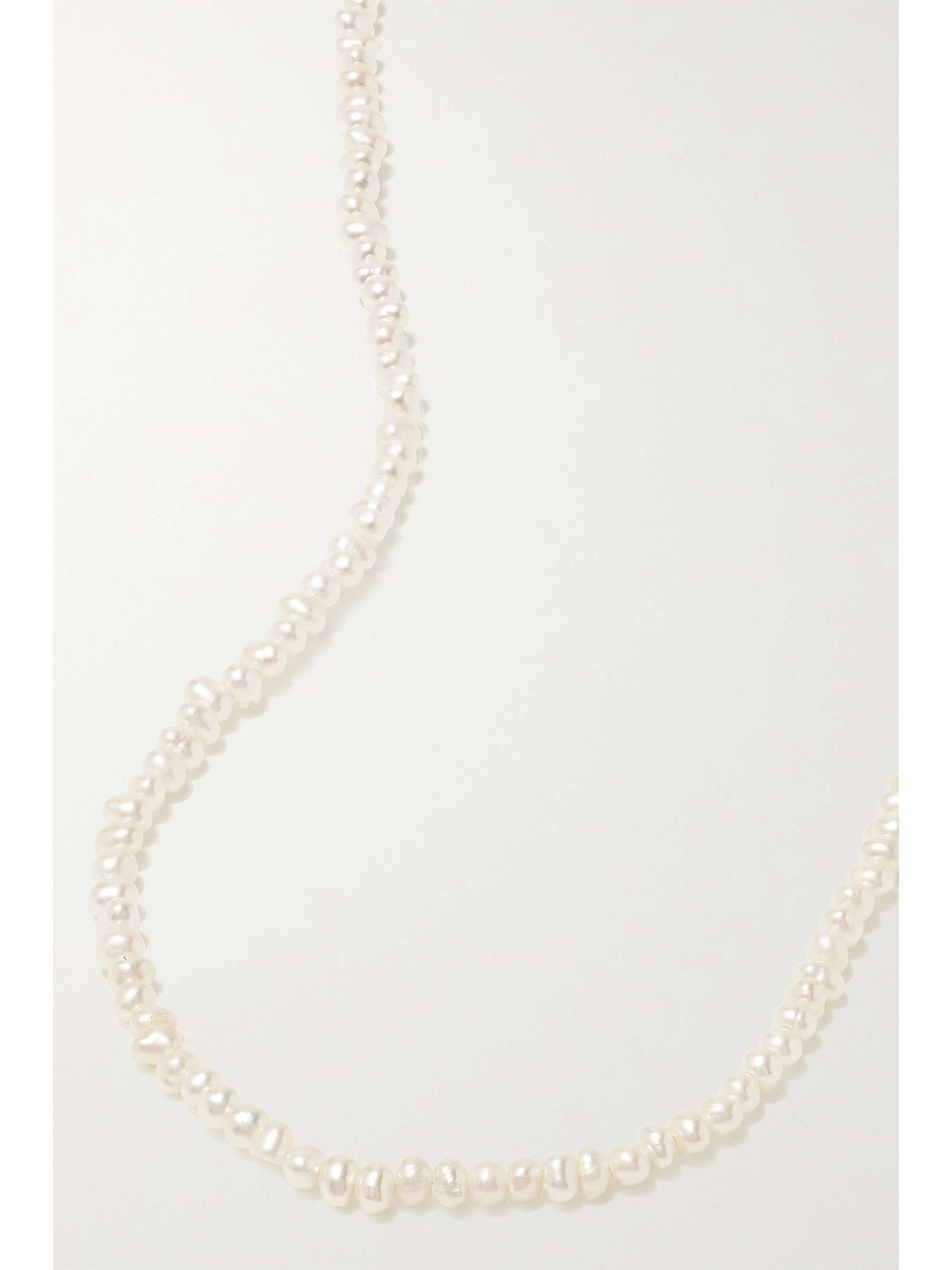 MIZUKI 14-karat gold pearl necklace