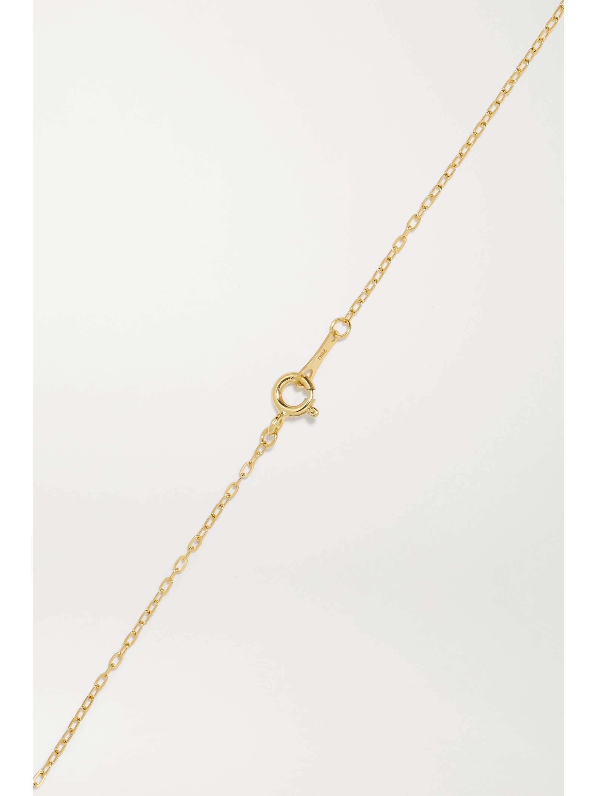 CVC STONES Cloak 18-karat gold, stone and diamond necklace