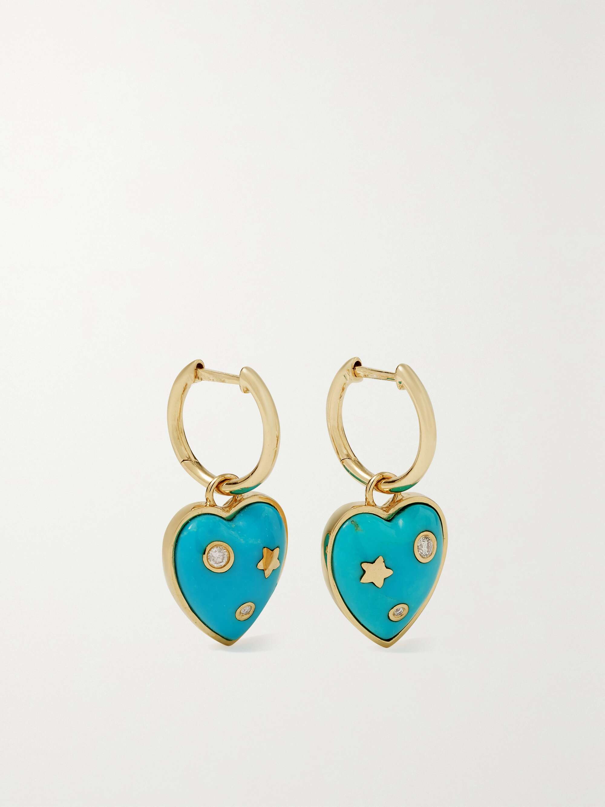 14 karat huggie shop earrings