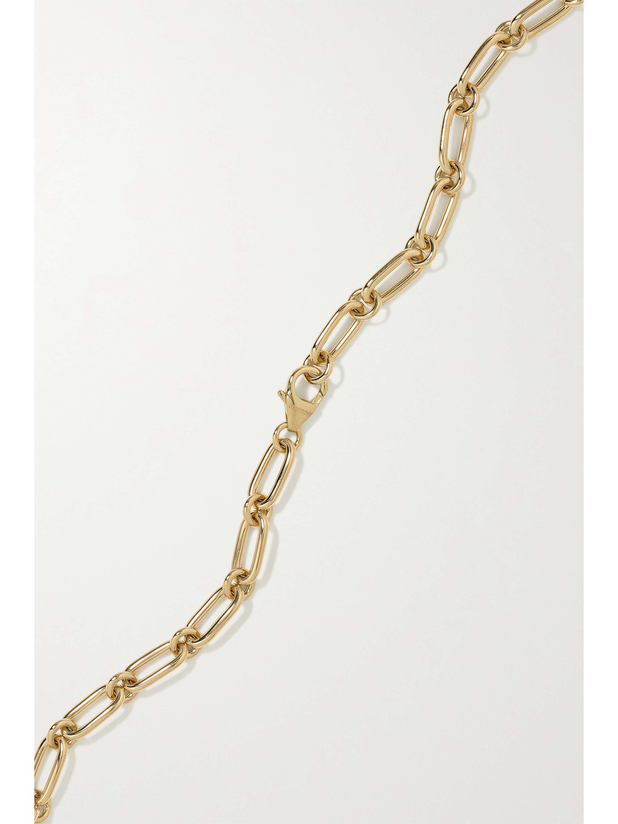 STORROW 14-karat gold multi-stone necklace