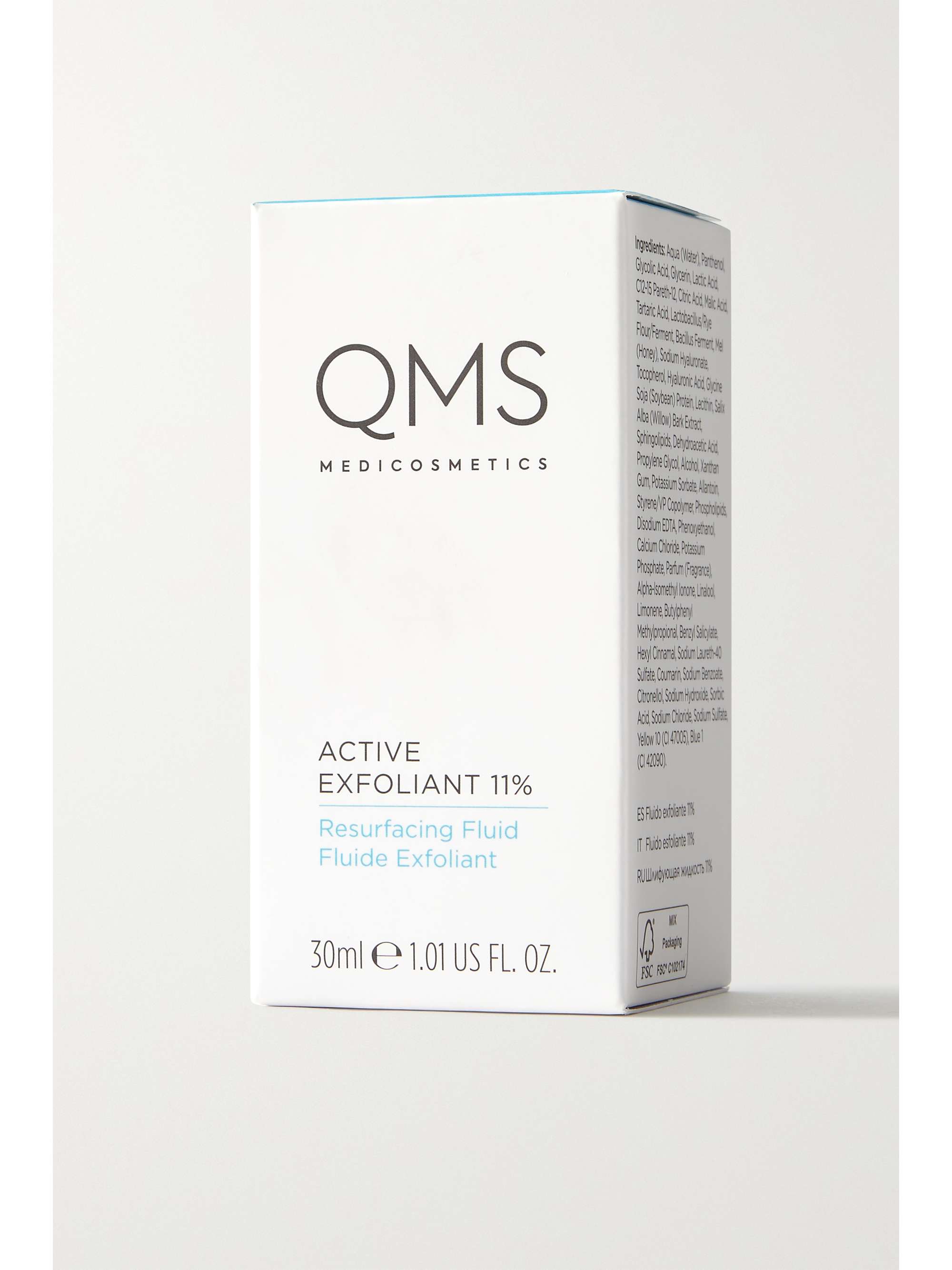 Colorless Active Exfoliant 11 Resurfacing Fluid, 30 ml QMS NETA