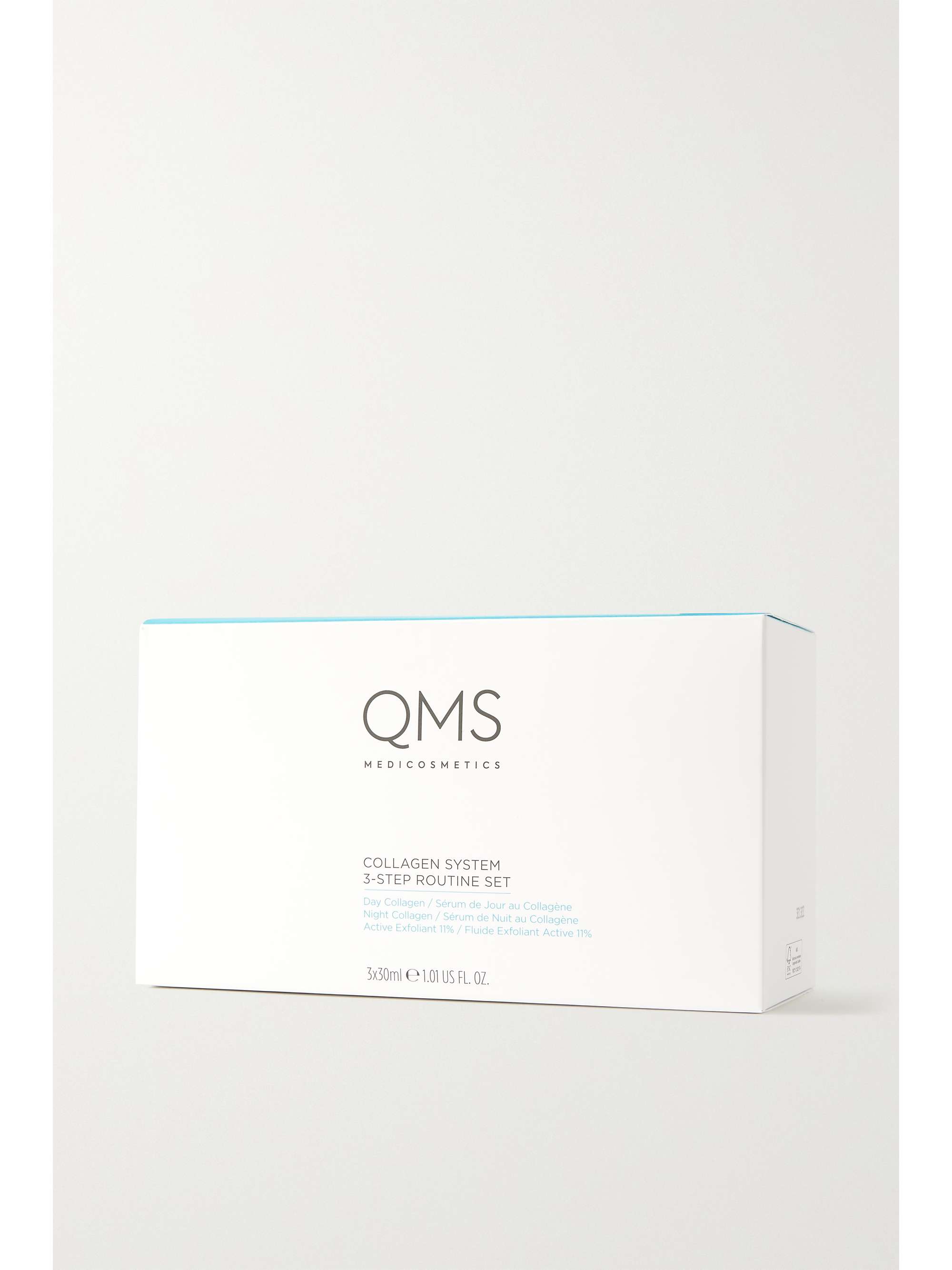 QMS Routine en trois étapes Collagen System, 3 x 30 ml