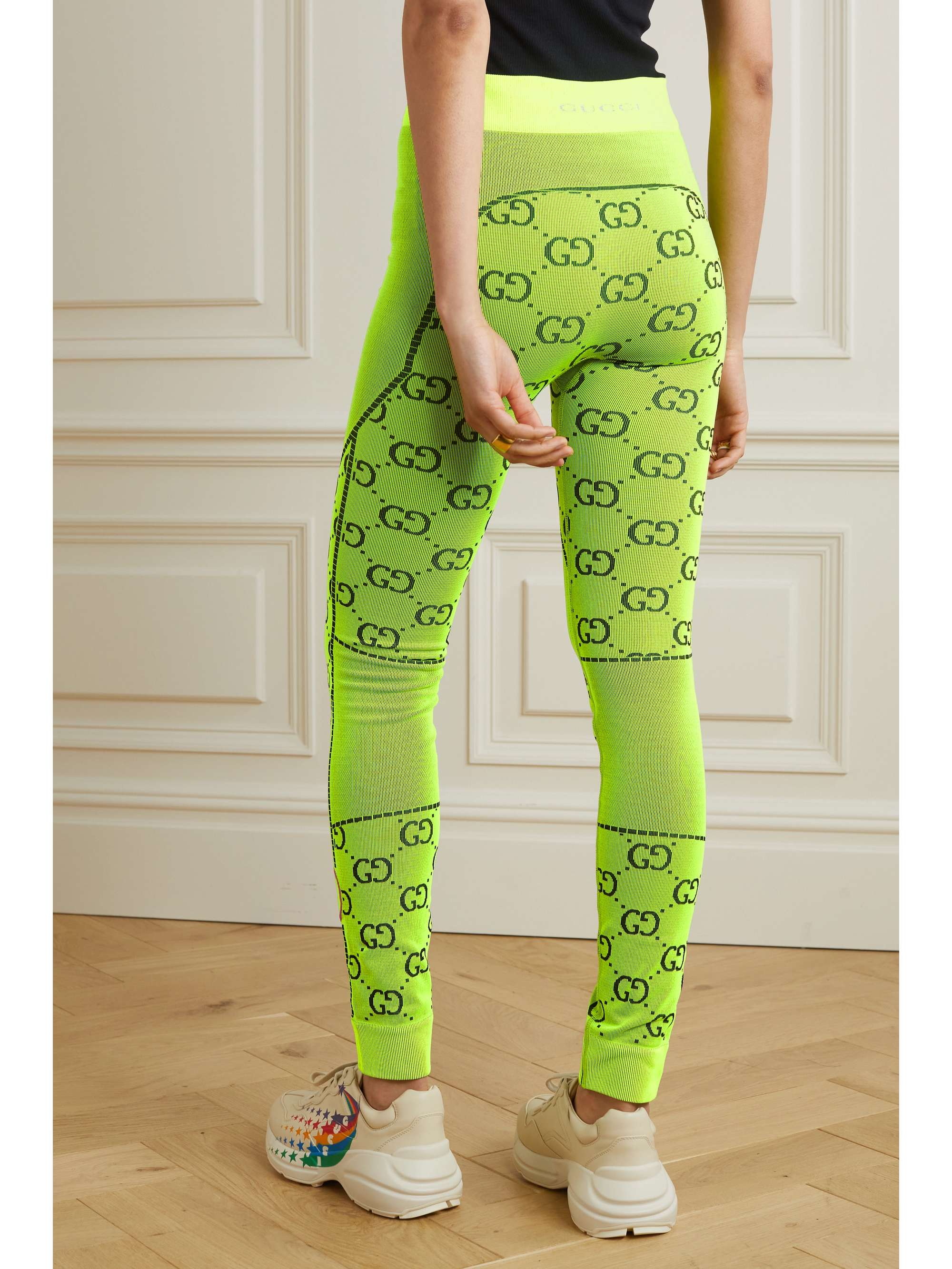 green gucci tights