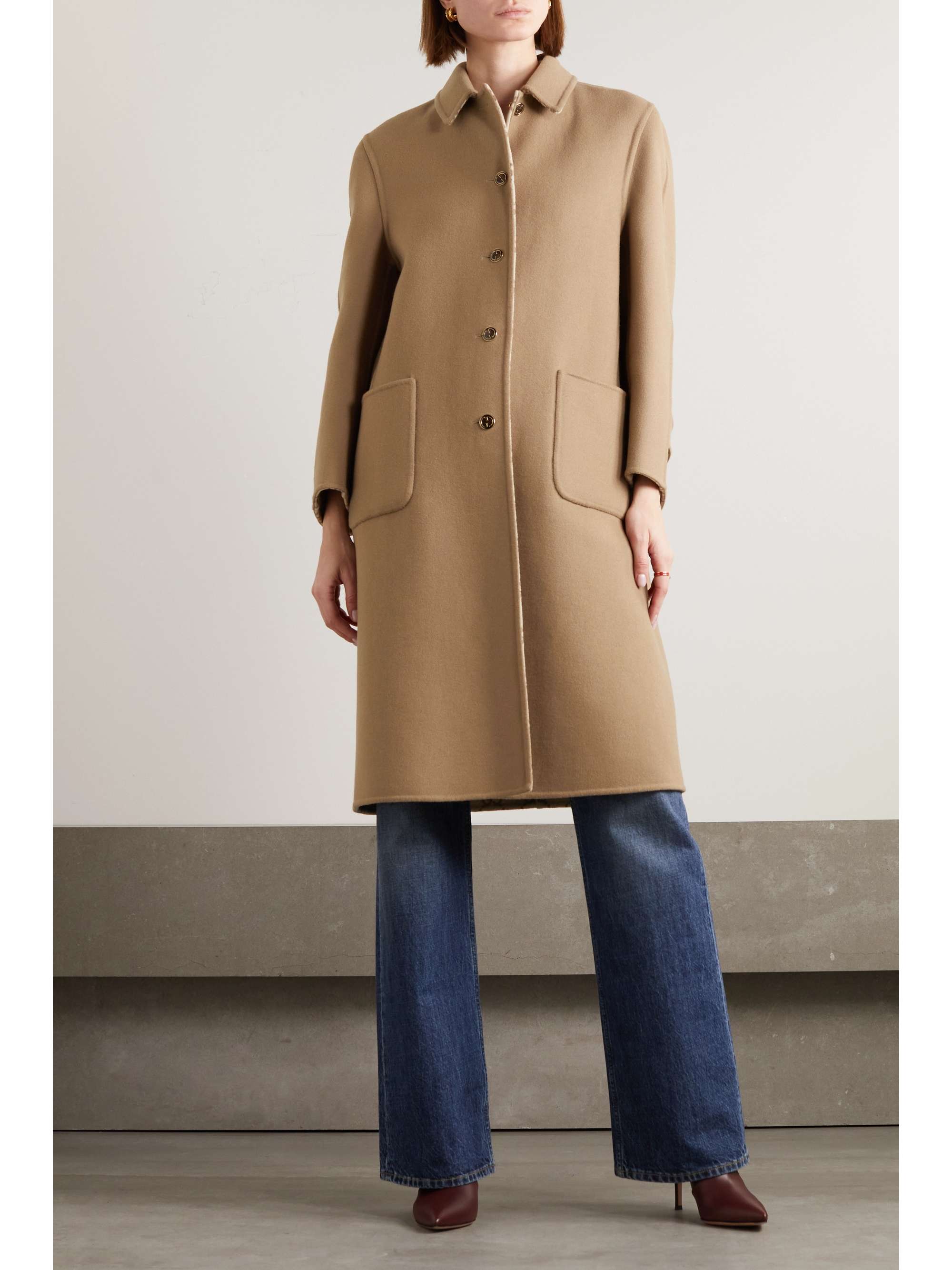 GUCCI Love Parade reversible wool and silk-blend coat