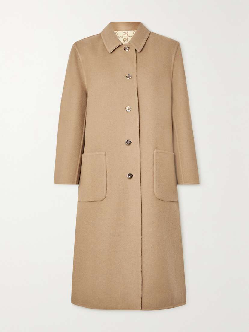Gucci Love Parade Reversible Wool And Silk-blend Coat