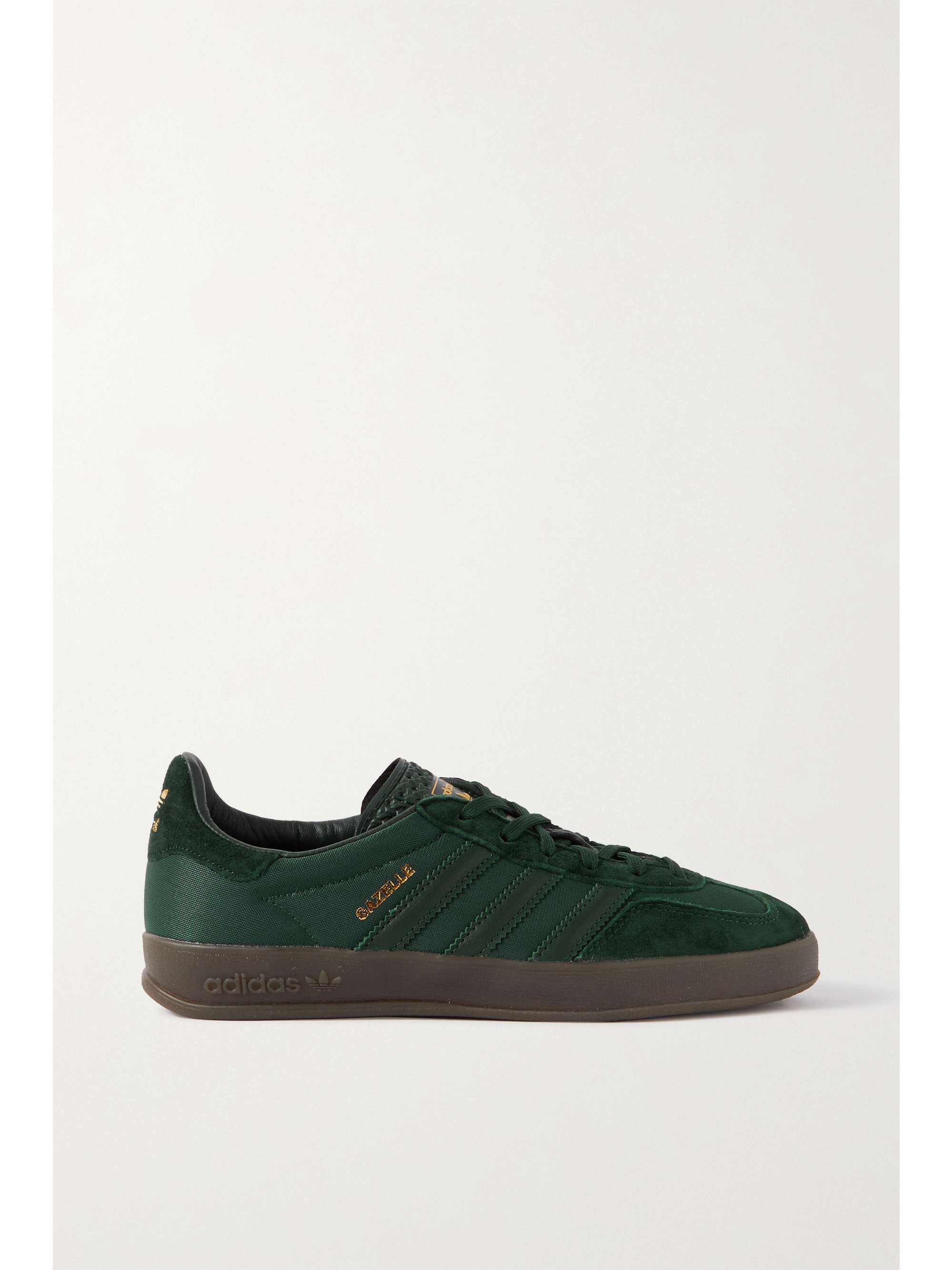 Night Pants Disappointment Green Gazelle Indoor leather-trimmed suede and nylon sneakers | ADIDAS ORIGINALS | NET-A-PORTER Night Pants Disappointment Green Gazelle Indoor leather-trimmed suede and nylon sneakers | ADIDAS ORIGINALS | NET-A-PORTER