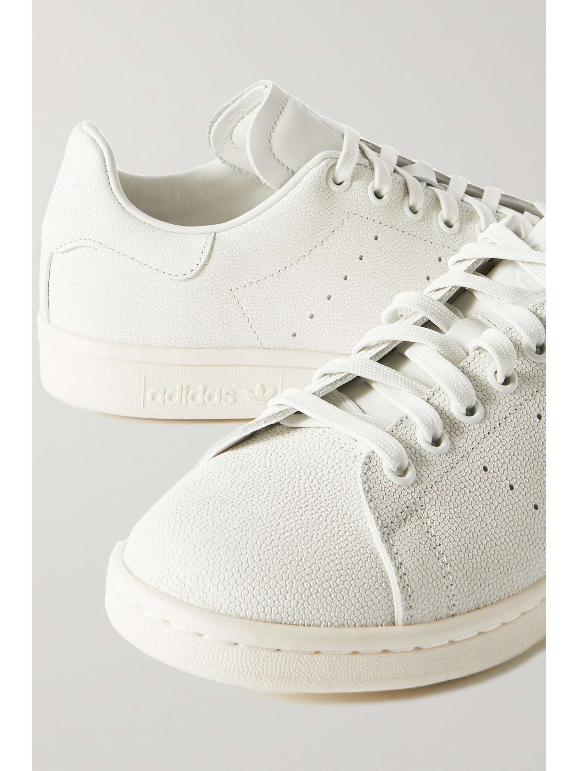 ADIDAS ORIGINALS Stan Smith Recon textured-leather NET-A-PORTER