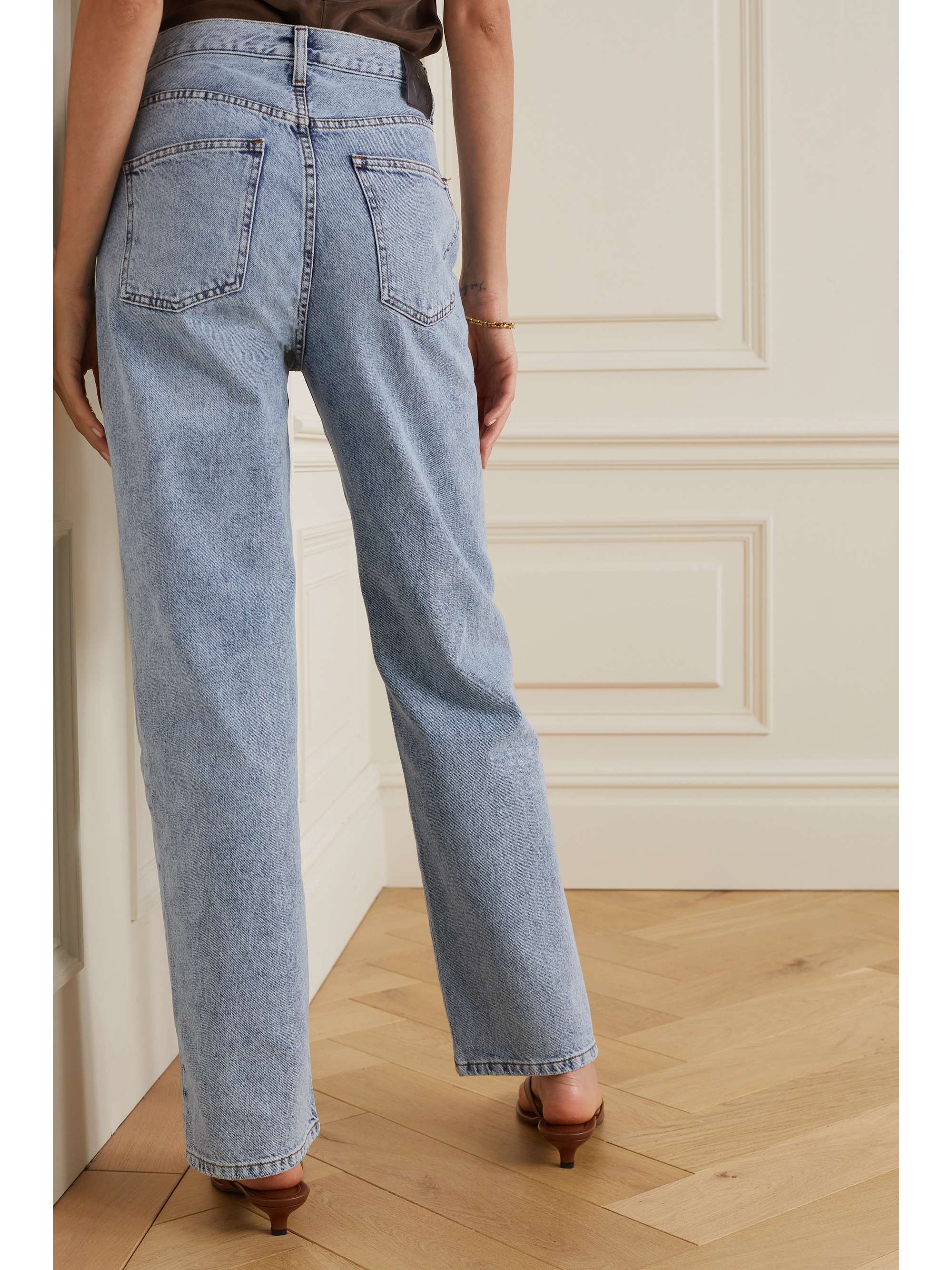 TOVE Sofie recycled mid-rise straight-leg jeans