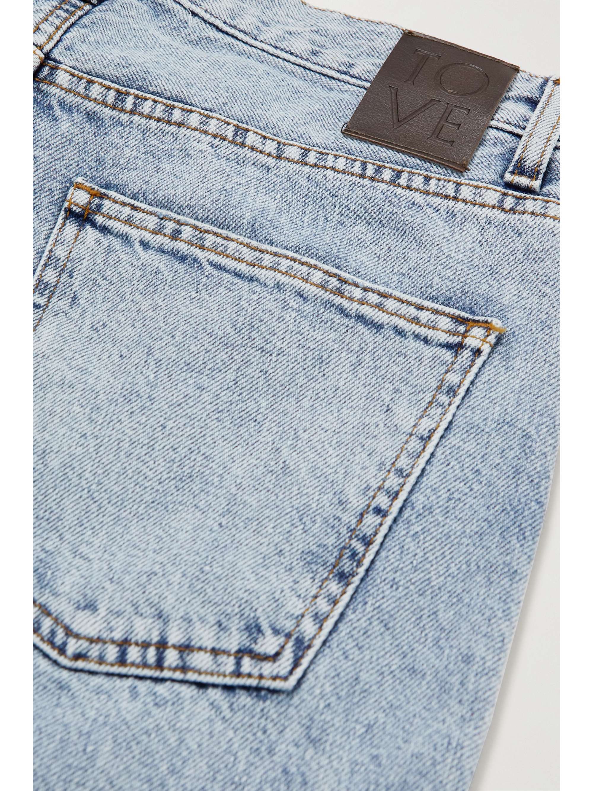 TOVE Sofie recycled mid-rise straight-leg jeans