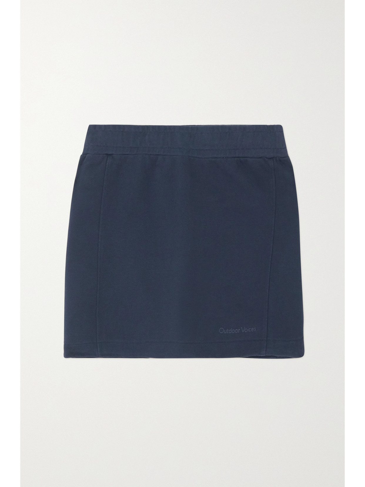 OUTDOOR VOICES PICKUP ORGANIC COTTON-TERRY TENNIS SKIRT