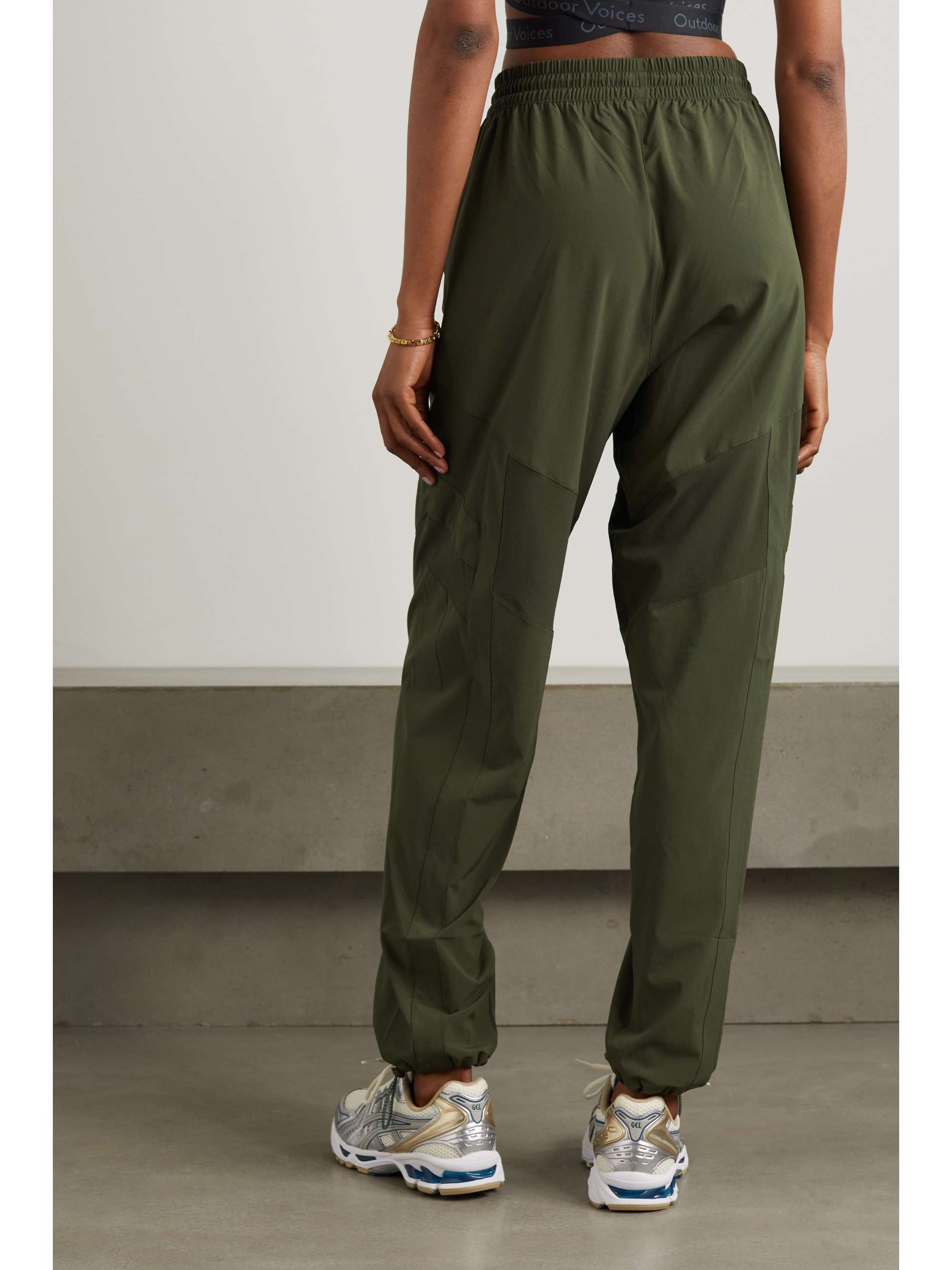 Relay paneled recycled canvas pants 