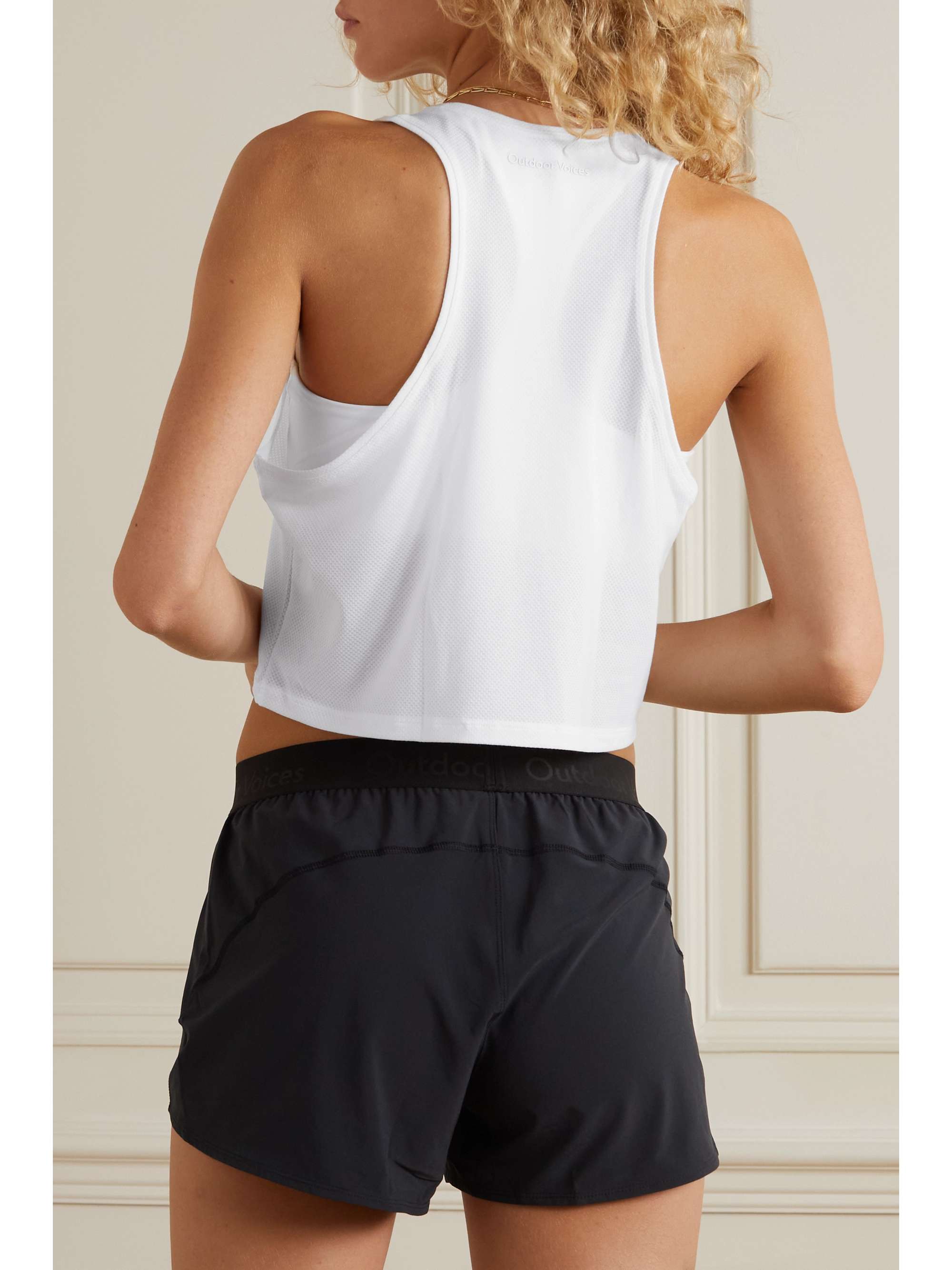 OUTDOOR VOICES Fast Track stretch-mesh tank