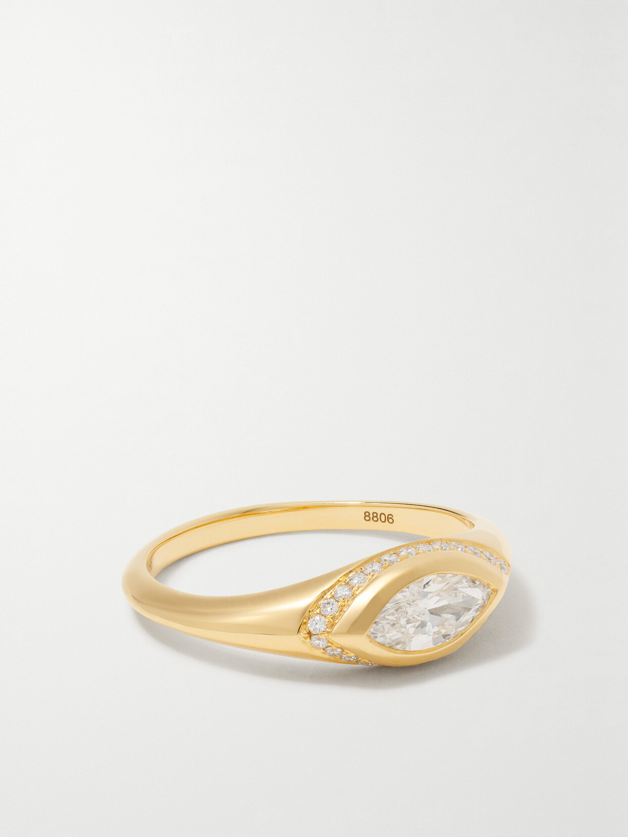 STATE PROPERTY Henson 18-karat Gold Diamond Ring - 7