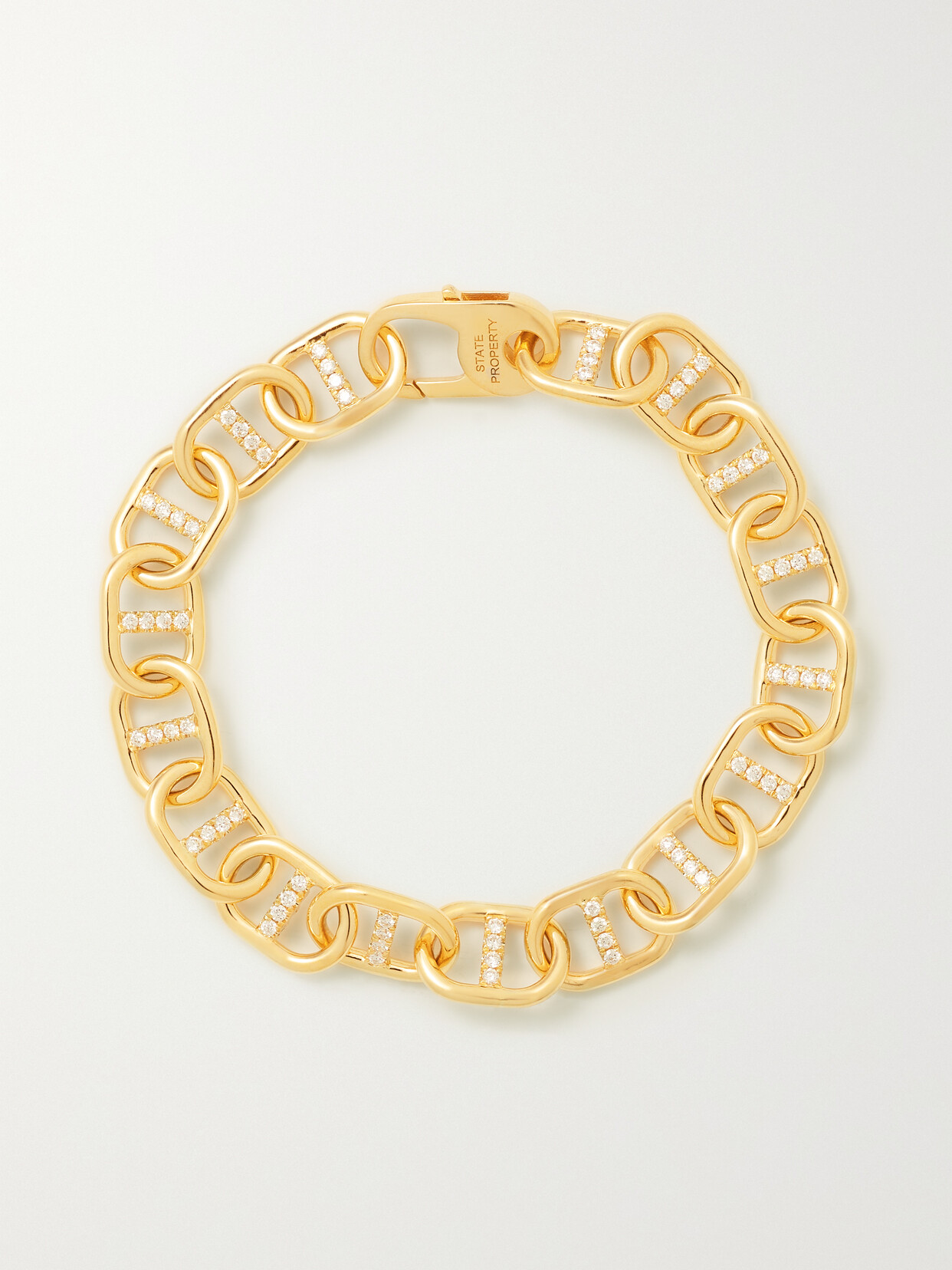 STATE PROPERTY Bolton 18-karat  Diamond Bracelet
