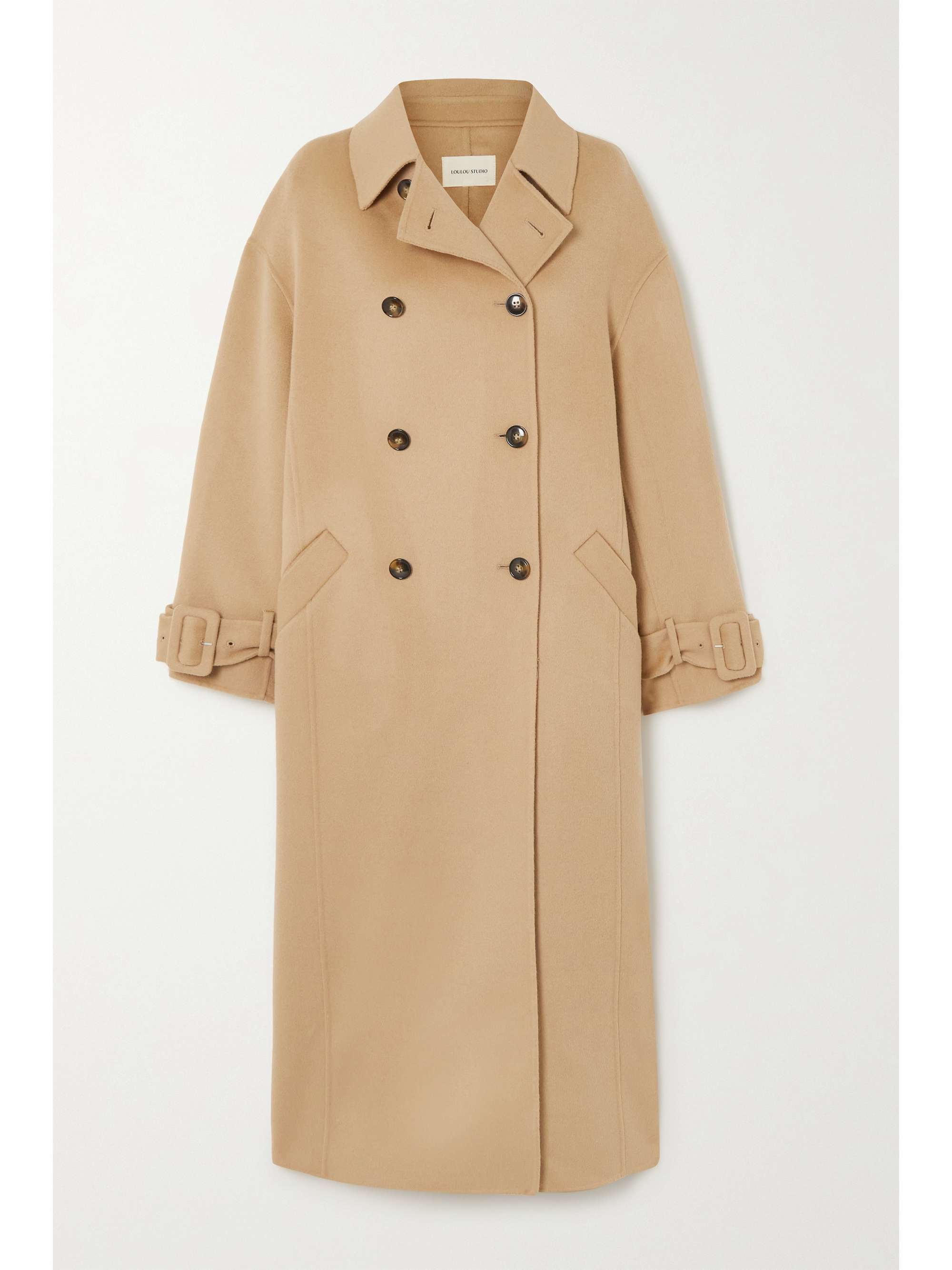 net-a-porter.com | Boras oversized double-breasted wool and cashmere-blend coat