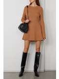 Camel Asael ribbed merino wool mini dress | LOULOU STUDIO | NET-A-PORTER