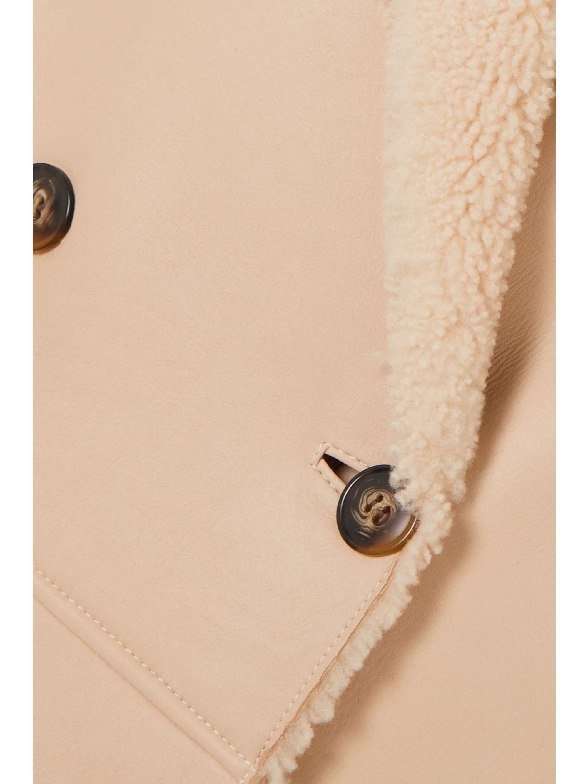 LOULOU STUDIO Namo oversized double-breasted shearling coat