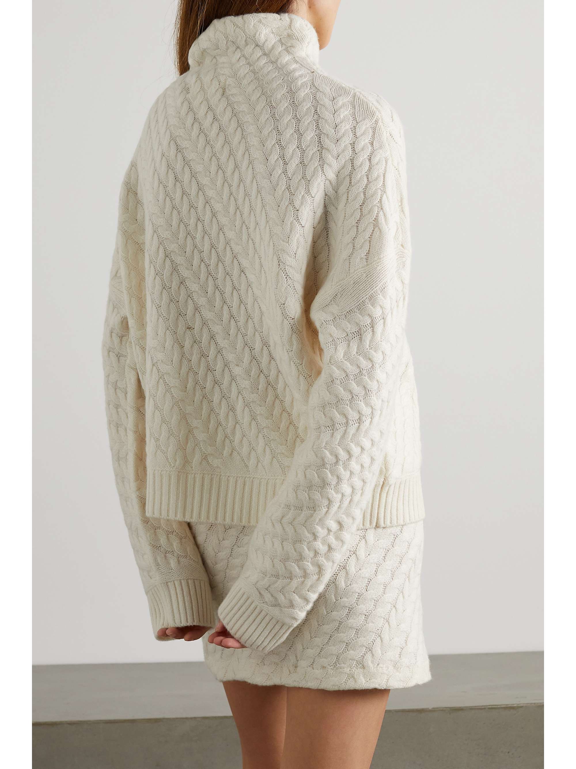 LOULOU STUDIO Huso cable-knit cashmere sweater