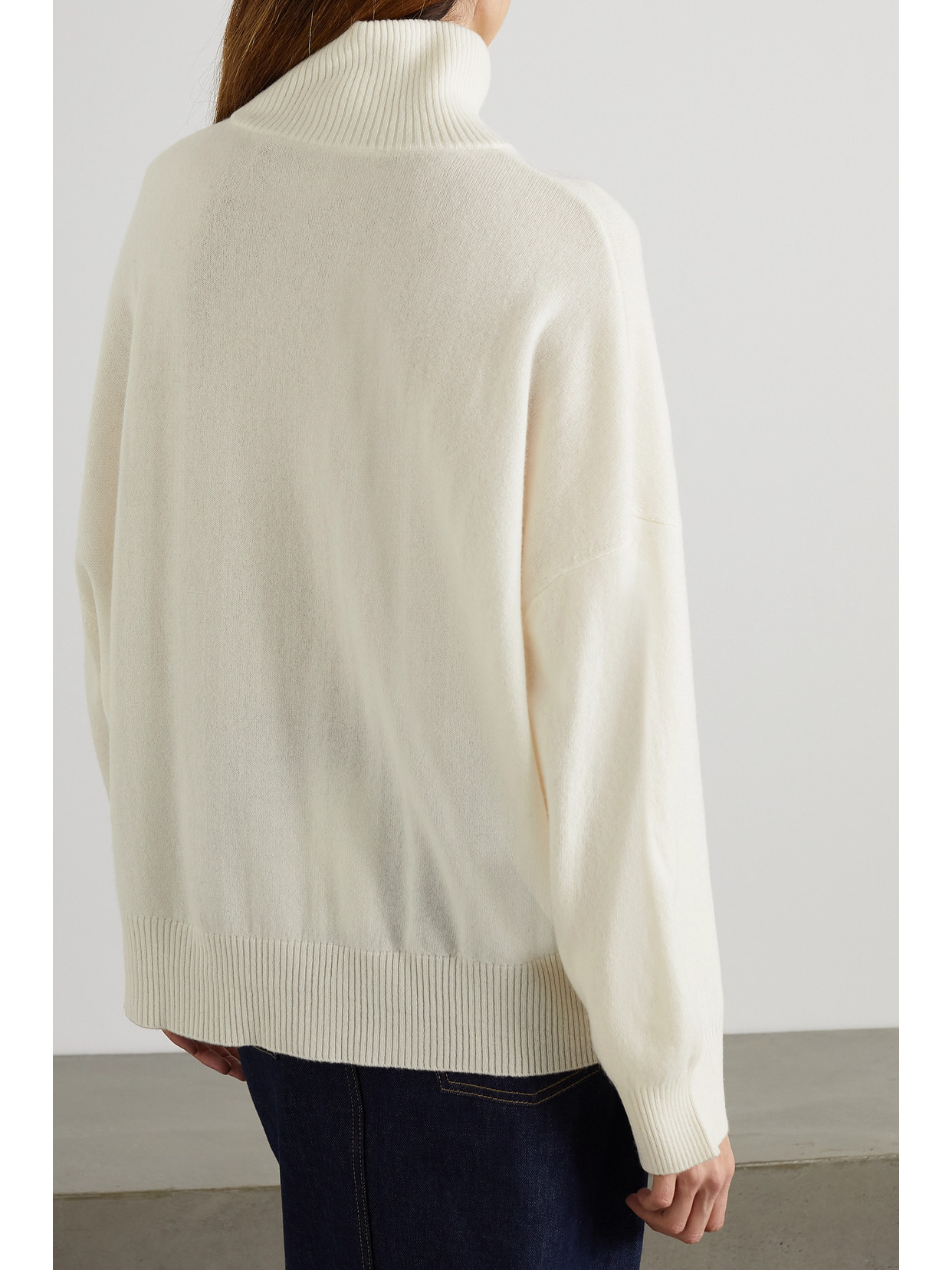 LOULOU STUDIO MURANO CASHMERE TURTLENECK SWEATER