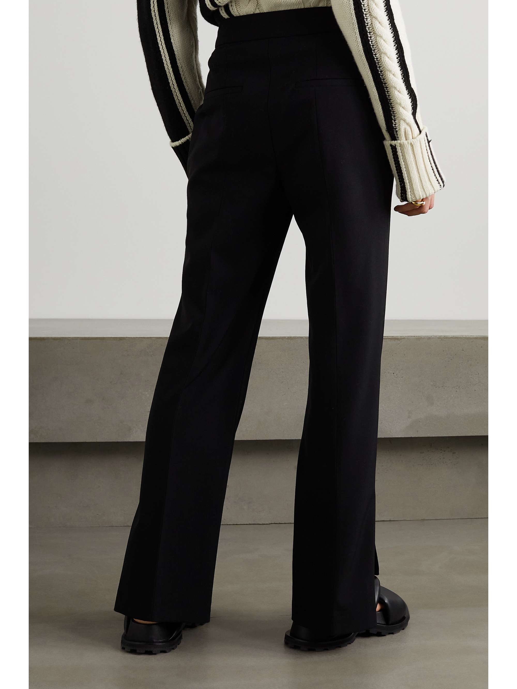 LOULOU DE SAISON Baltrum wool-blend wide-leg pants