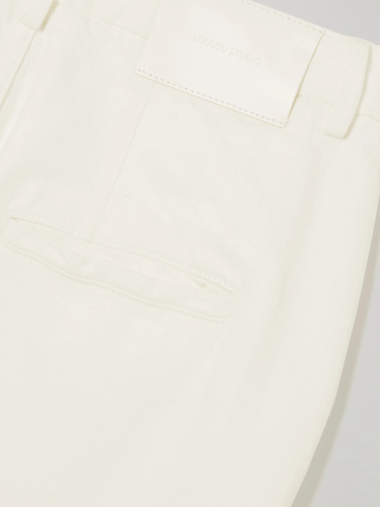 LOULOU STUDIO + NET SUSTAIN ATTU HIGH-RISE WIDE-LEG ORGANIC JEANS