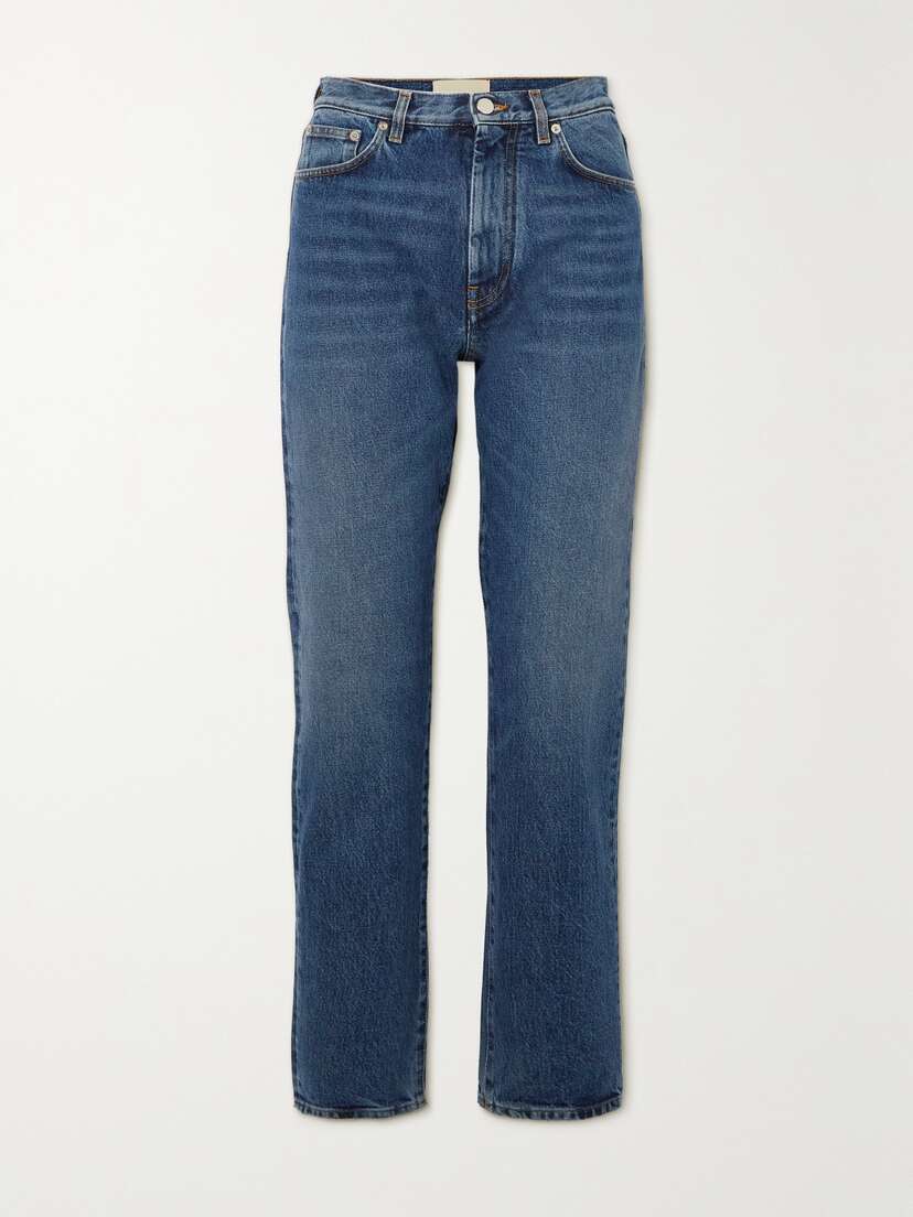Loulou de Saison + Net Sustain Wular High-rise Straight-leg Organic Jeans