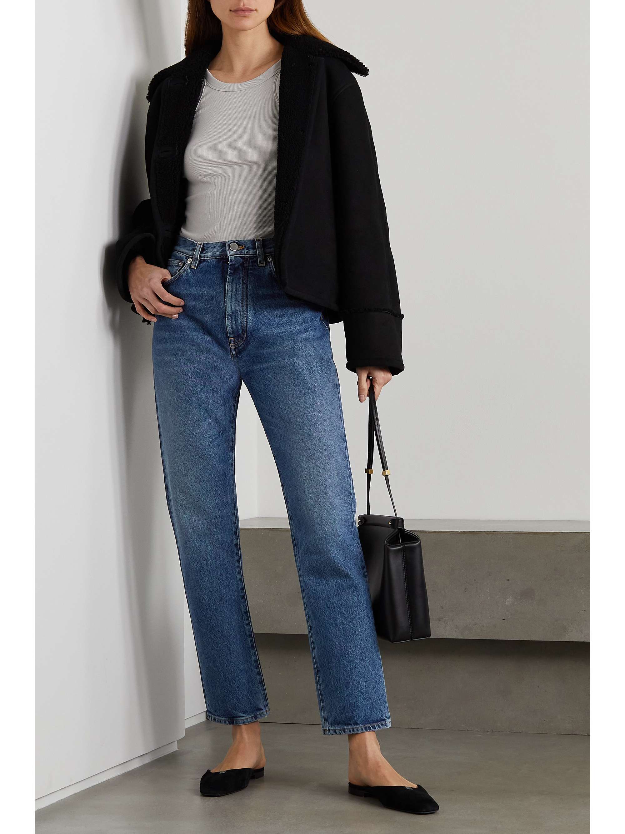 LOULOU STUDIO Wular high-rise straight-leg jeans