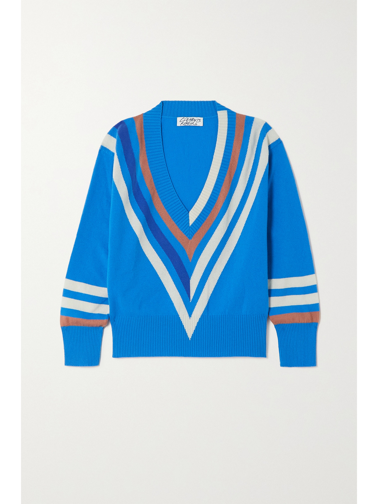 CLEMENTS RIBEIRO Regatta Striped Cashmere Sweater