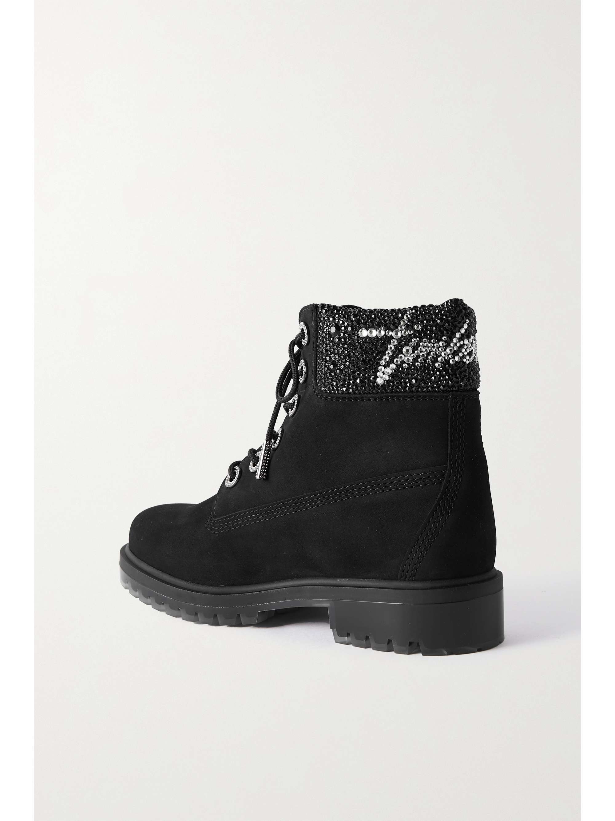 JIMMY CHOO + Timberland printed nubuck ankle boots