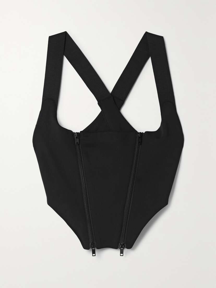 Monse Open-back Stretch-jersey Bustier Top