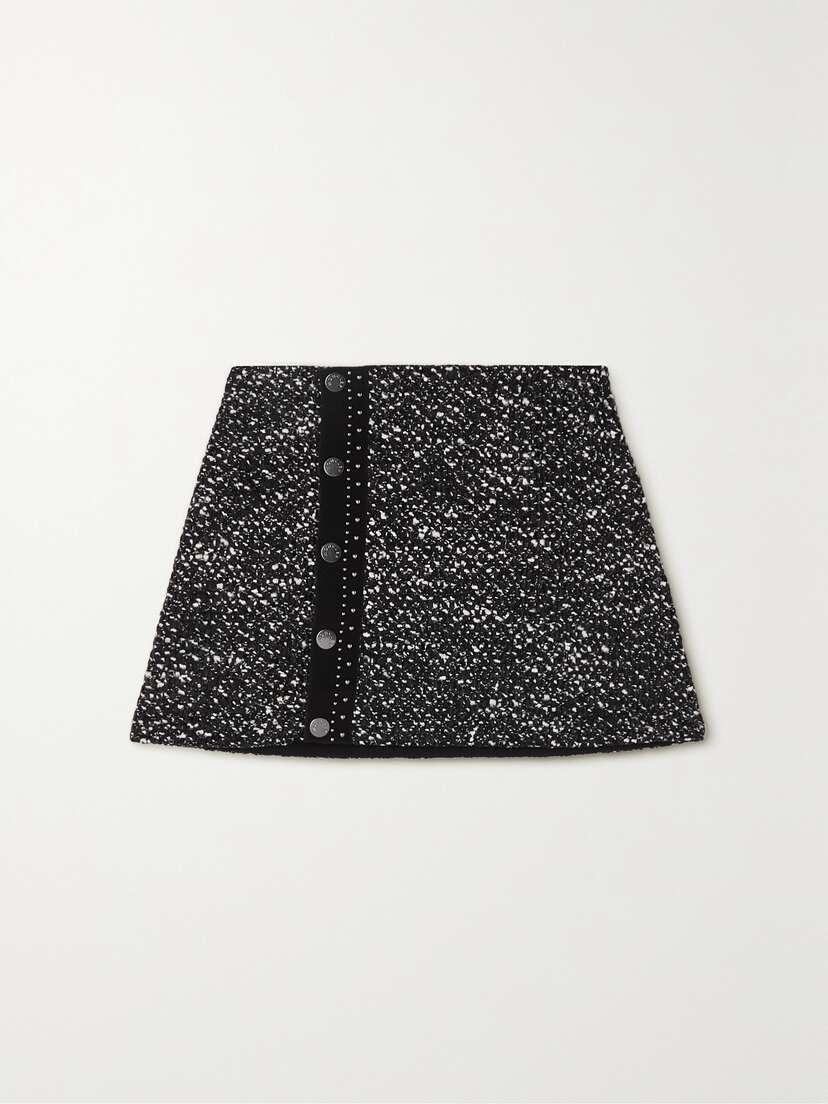 Moncler Bouclé Mini Skirt