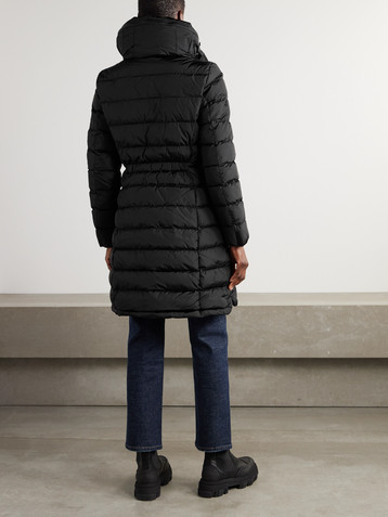 Moncler Flammette hooded quilted shell coat