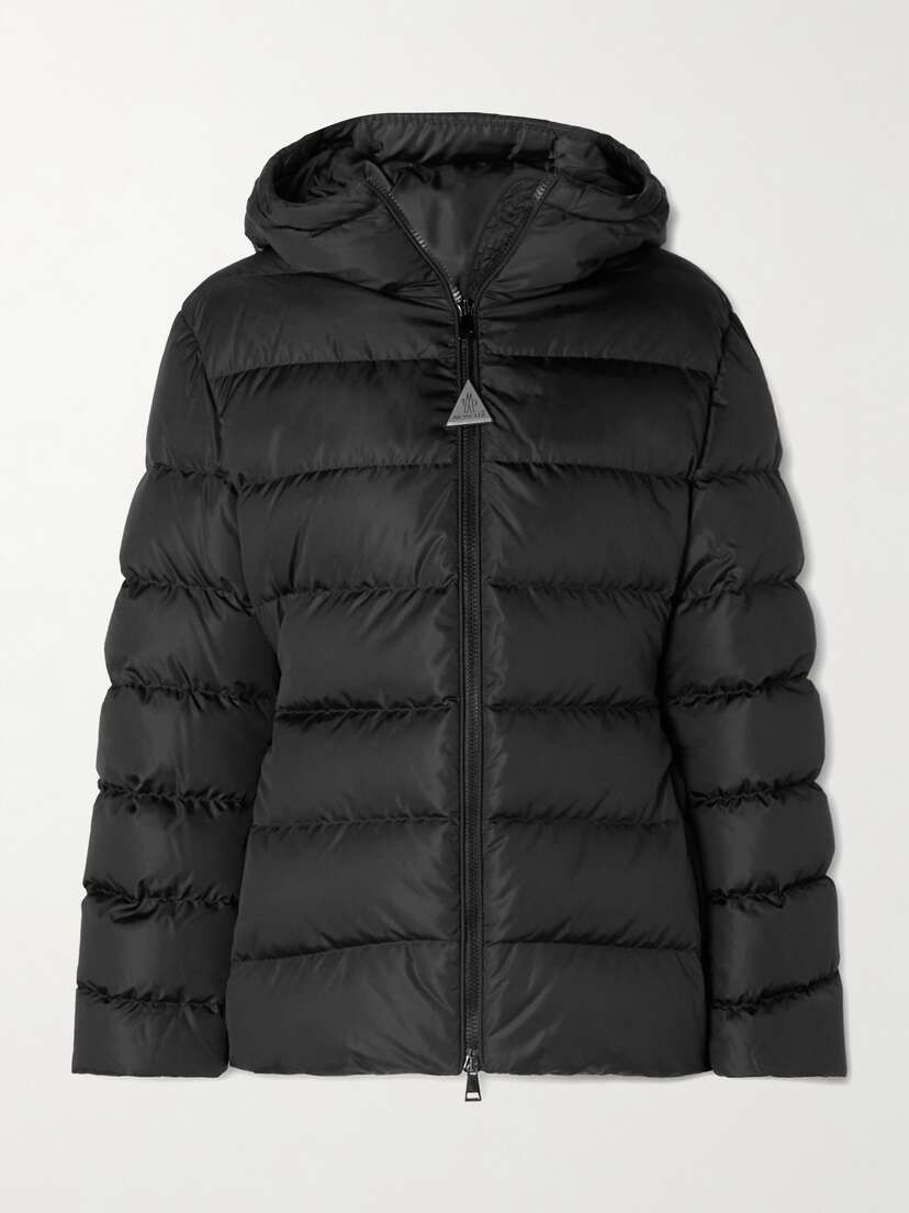 Moncler Dera Hooded Quilted Down Jacket
