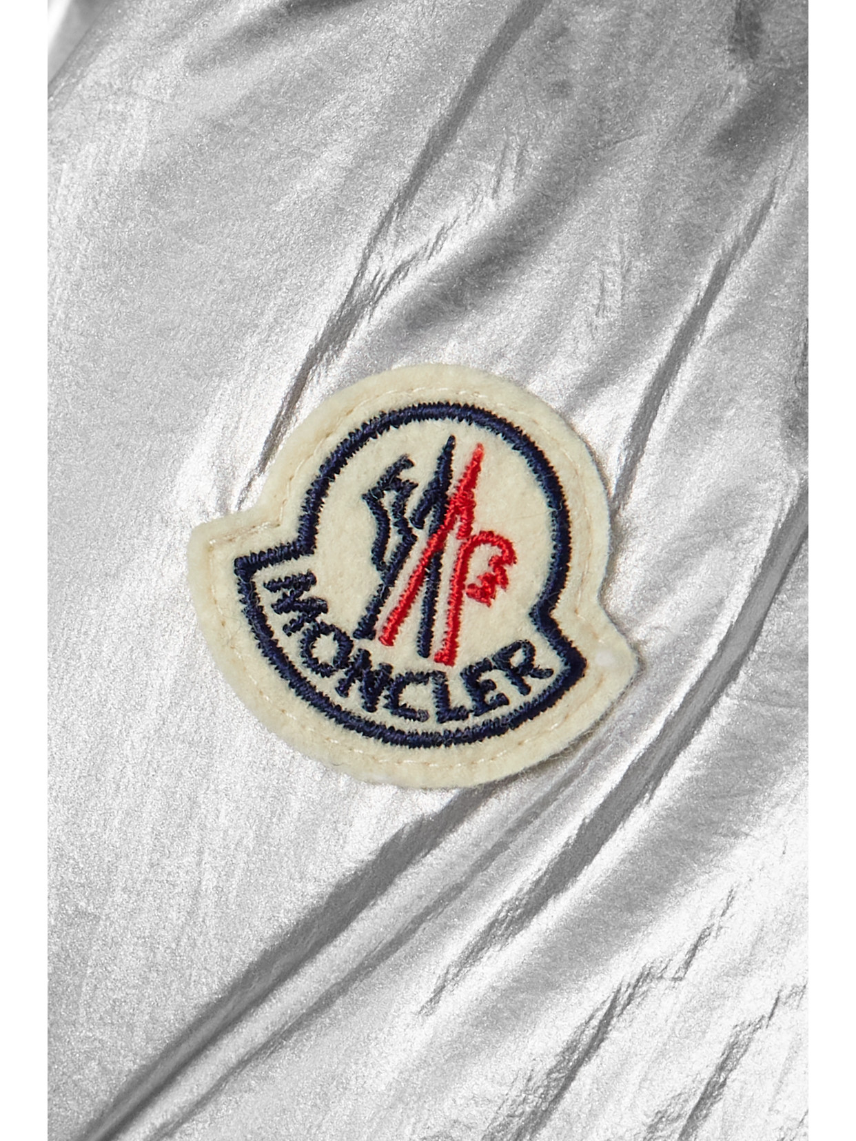 MONCLER GAOU HOODED QUILTED METALLIC SHELL DOWN JACKET