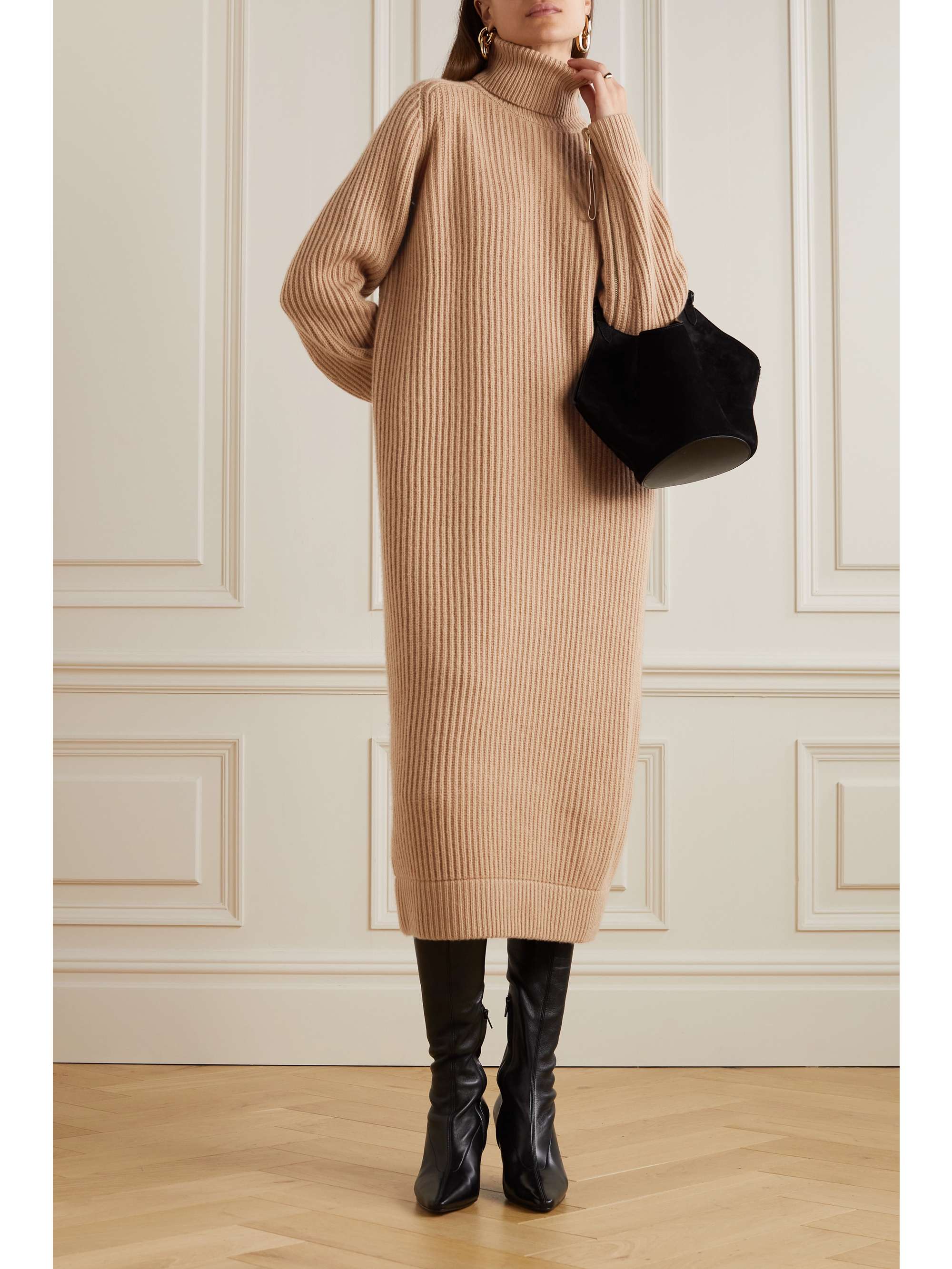 midi cashmere dress
