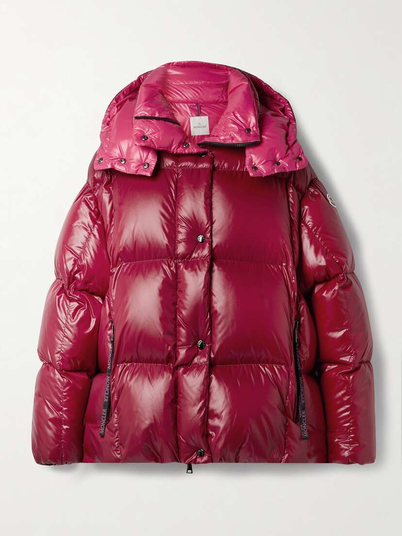 Moncler Parana Hooded Quilted Padded Shell Down Jacket