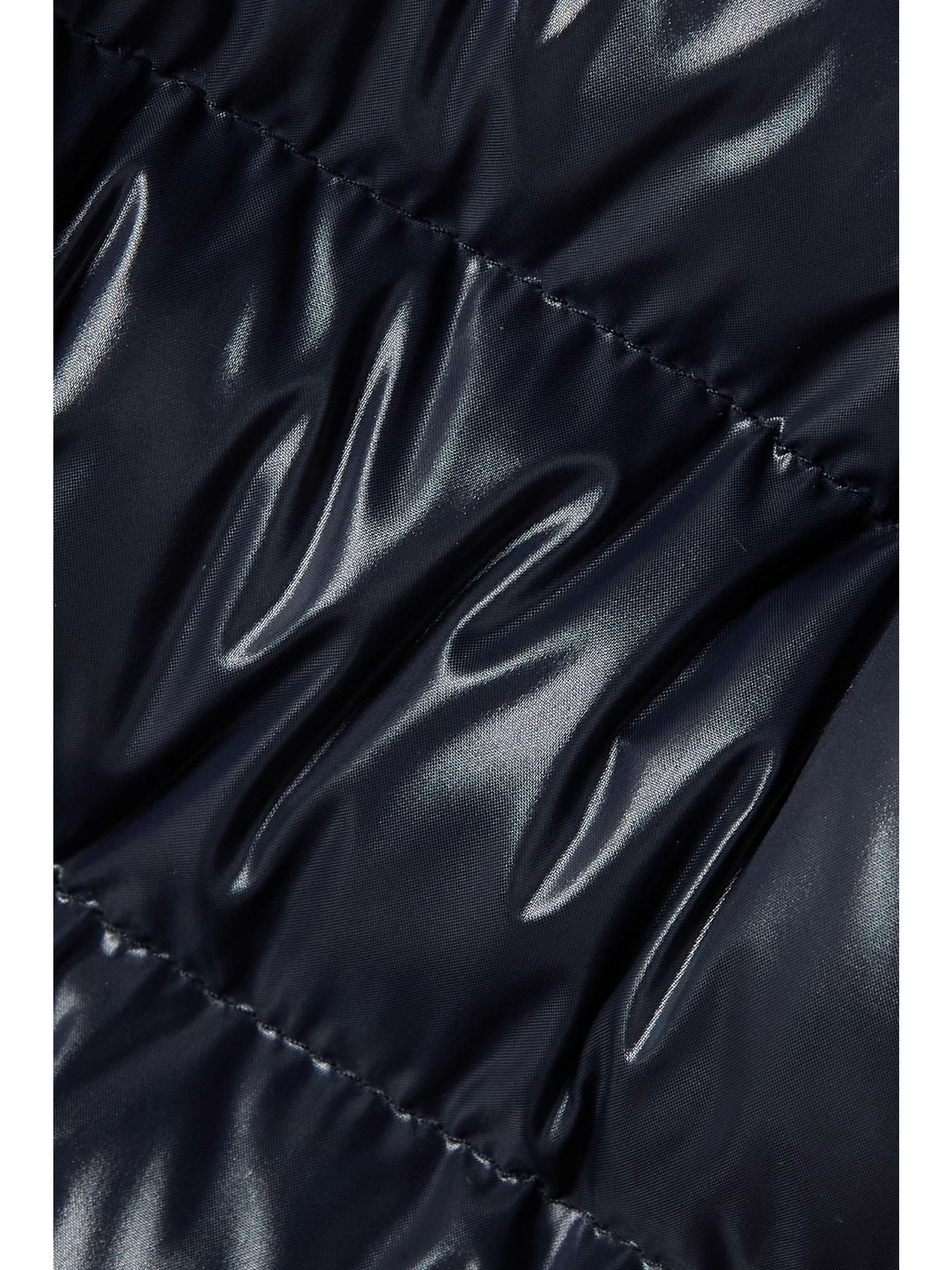 MONCLER Moka hooded quilted glossed-shell down coat
