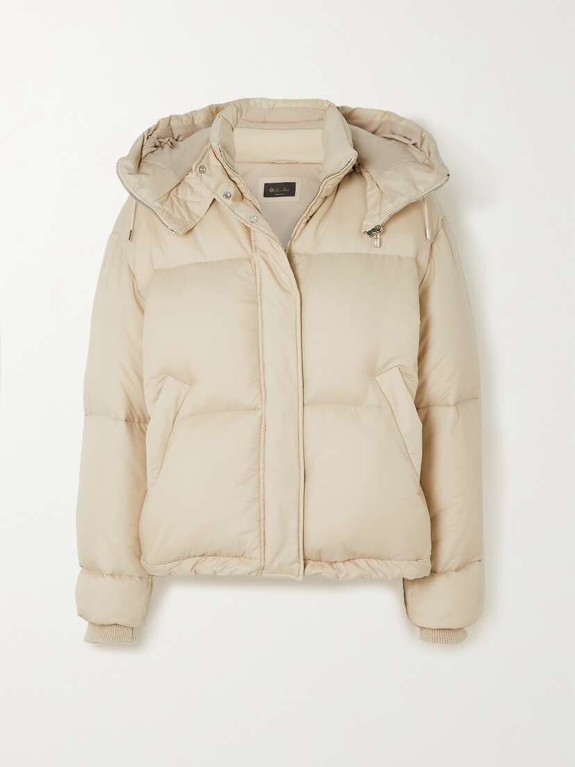 Loro Piana Suter Hooded Quilted Shell Down Jacket