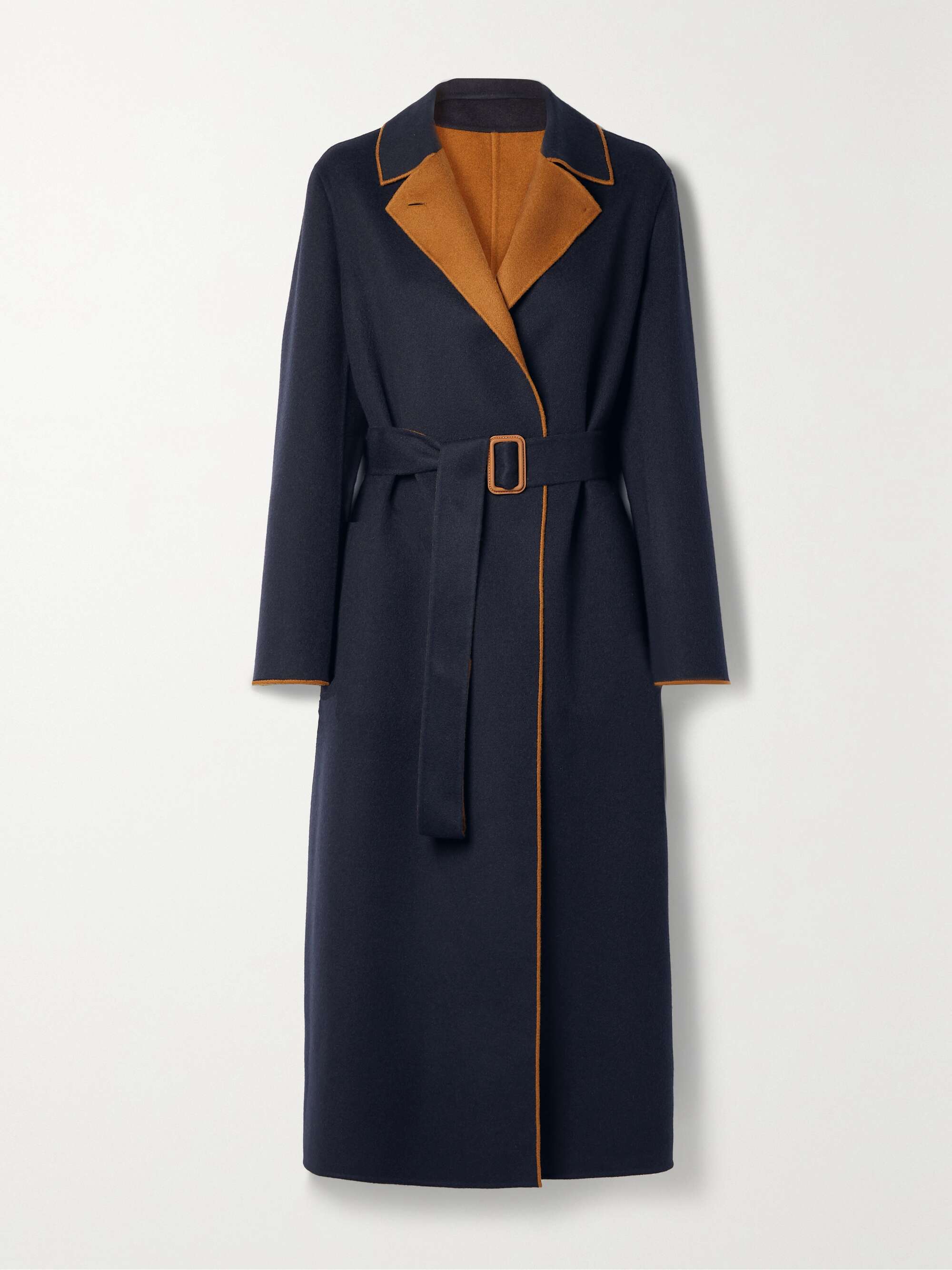 LORO PIANA Reversible belted cashmere coat | NET-A-PORTER