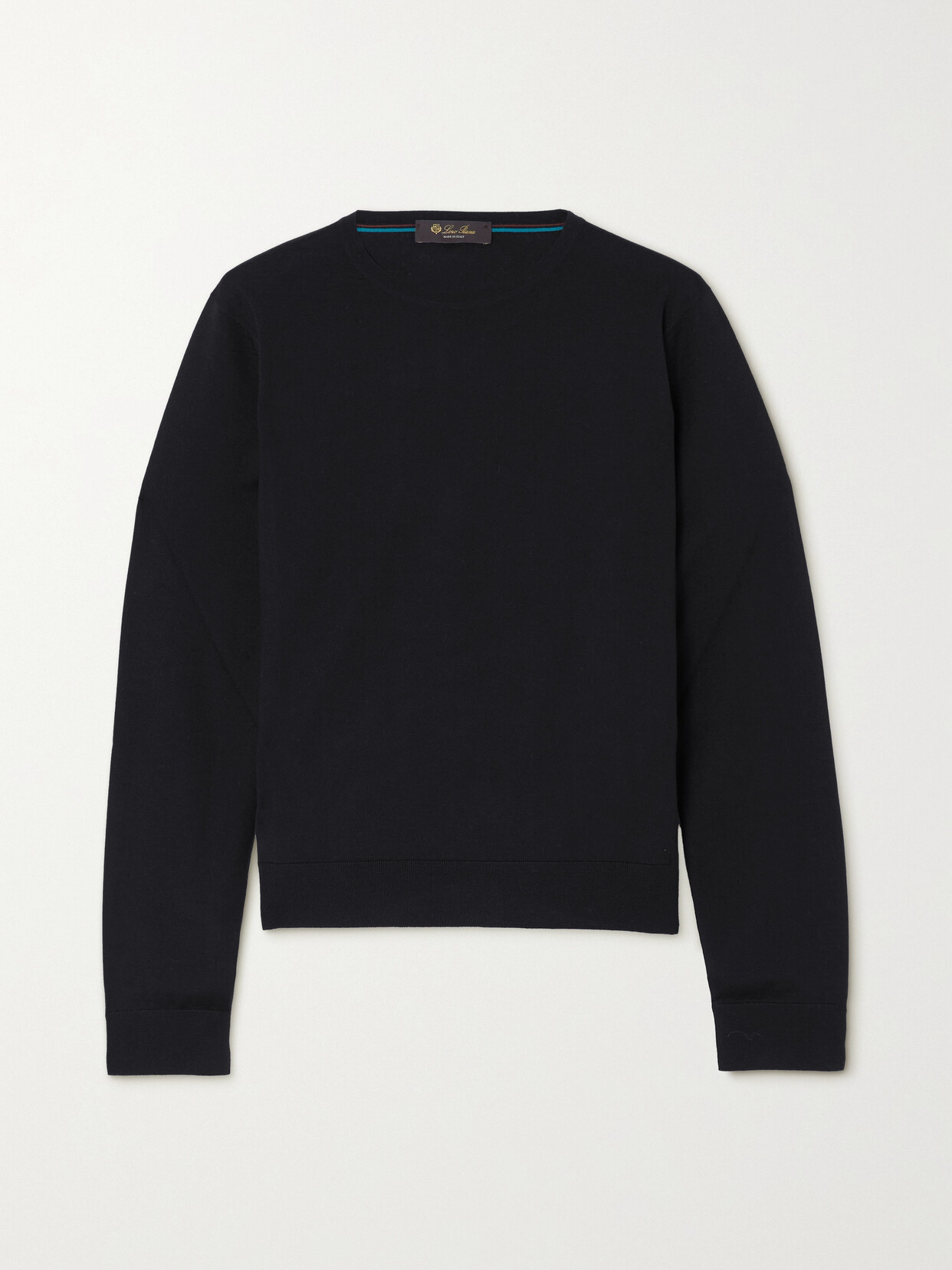 Loro Piana - Girocollo Valsesia Wool Sweater - Black