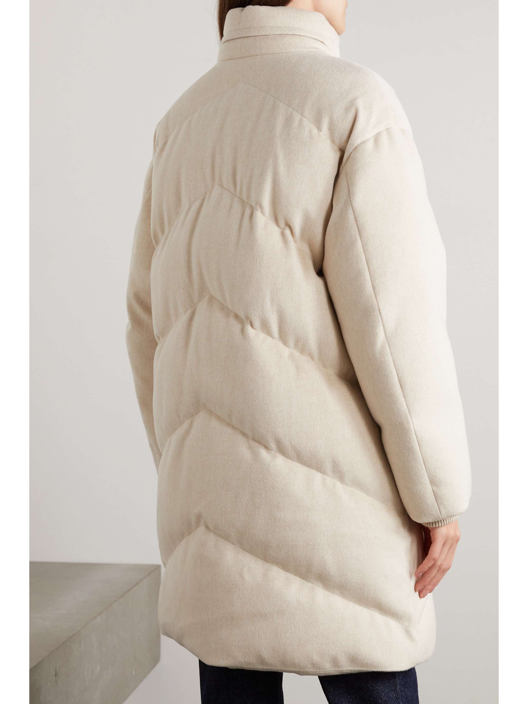 LORO PIANA 绗缝羊绒羽绒外套